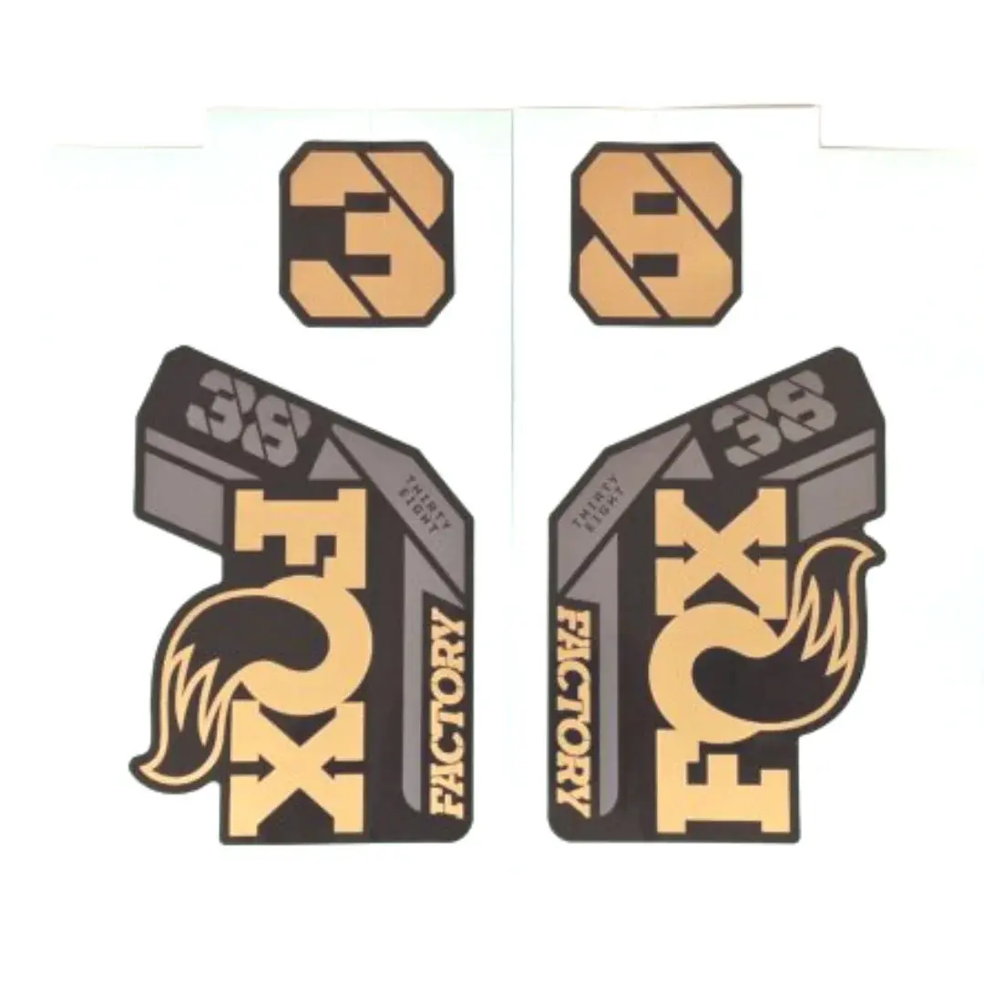 Velo Store - UK Bike fork sticker kit Fox Factory 2025 38 F-S | Extra 10% off with Subscription, Postage £16.79 to UK Fedex.