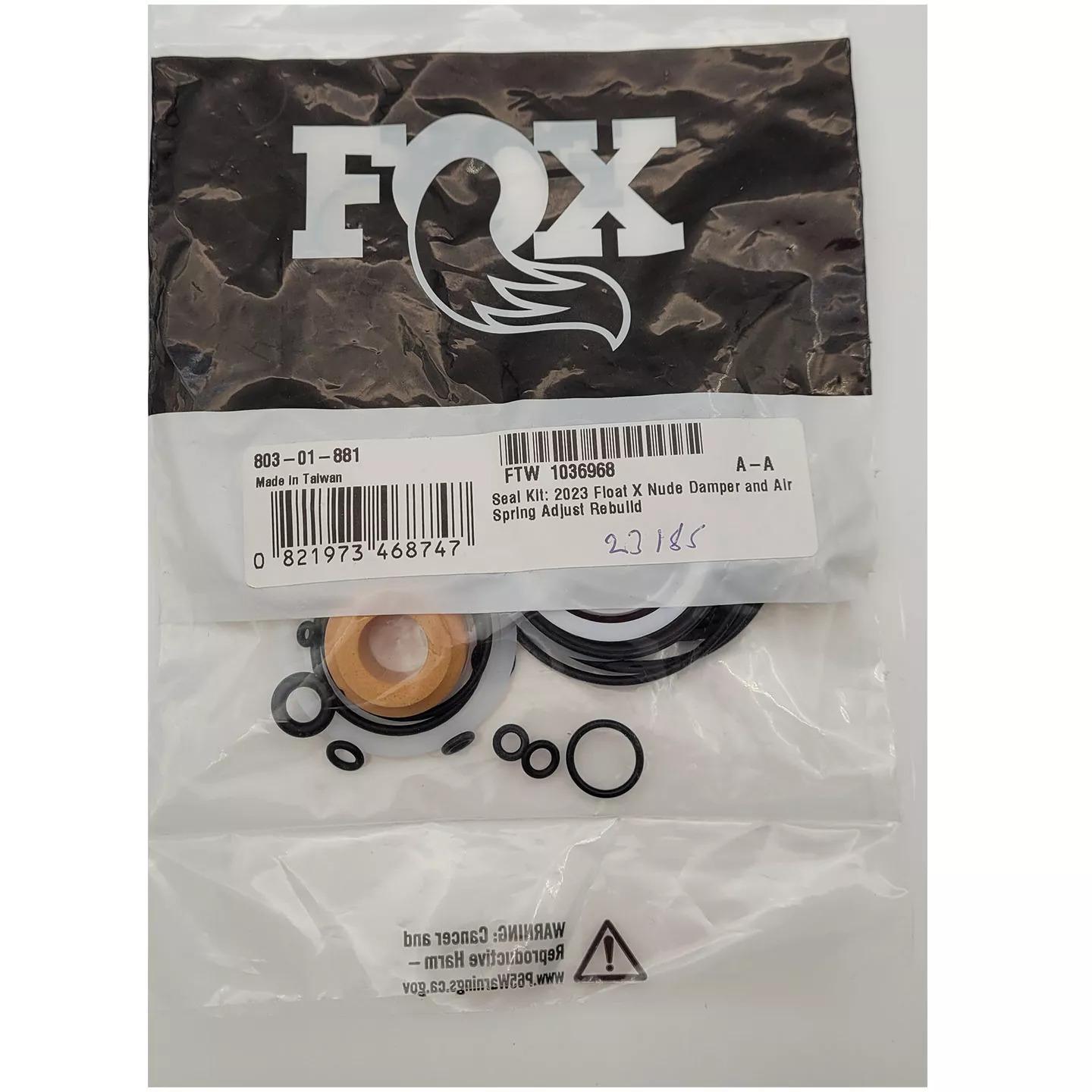 Velo Store - UK Fox Racing Shock absorber seal kit and pneumatic spring adjustment rebuild Fox Float X Nude 2023 | Extra 10% off with Subscription, Postage £16.79 to UK Fedex.
