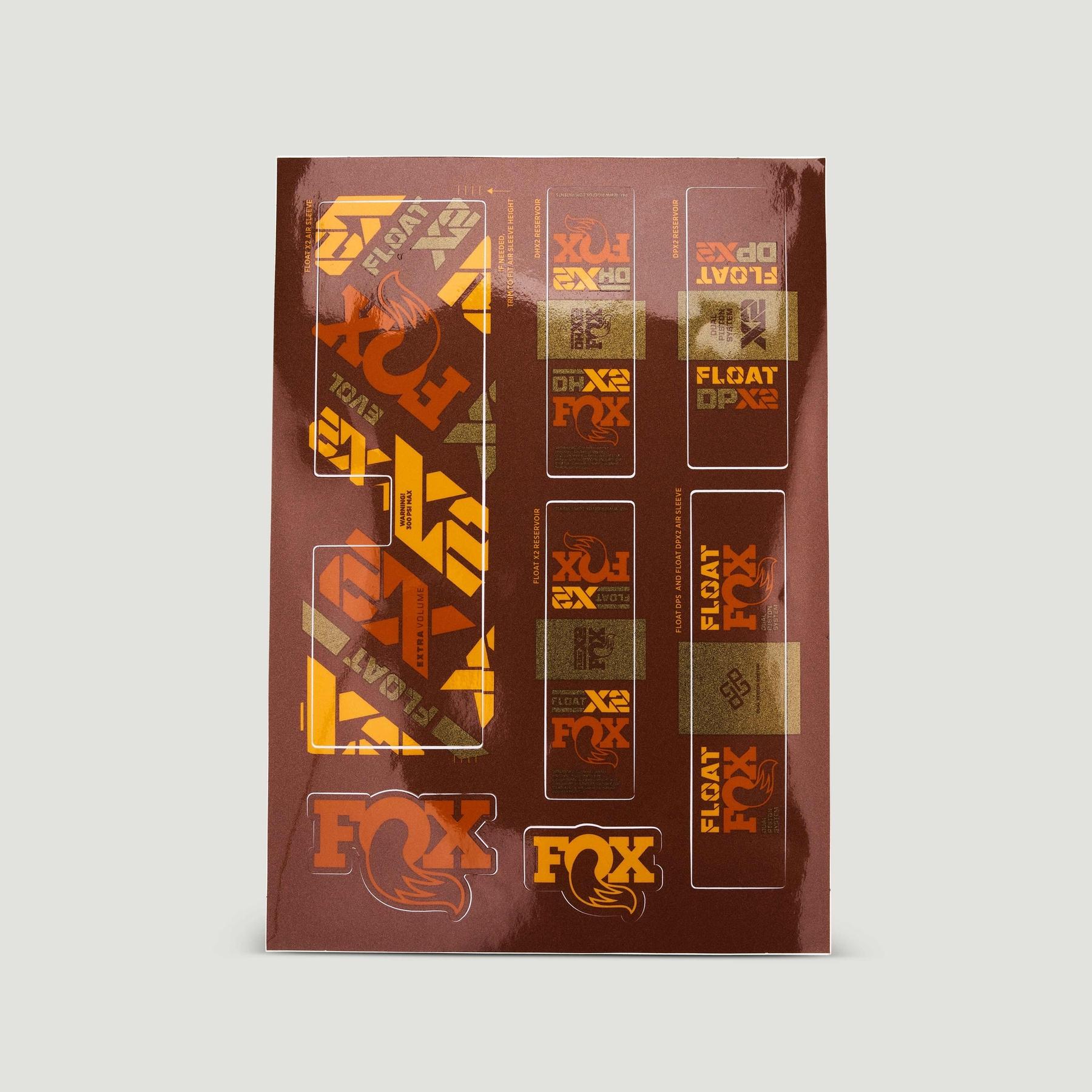 Velo Store - UK Fox Racing Root Beer Float Stickers, Shock Decal Sheet Fox FOX Decal 2021 AM, 36, Factory | Extra 10% off with Subscription, Postage £16.79 to UK Fedex.