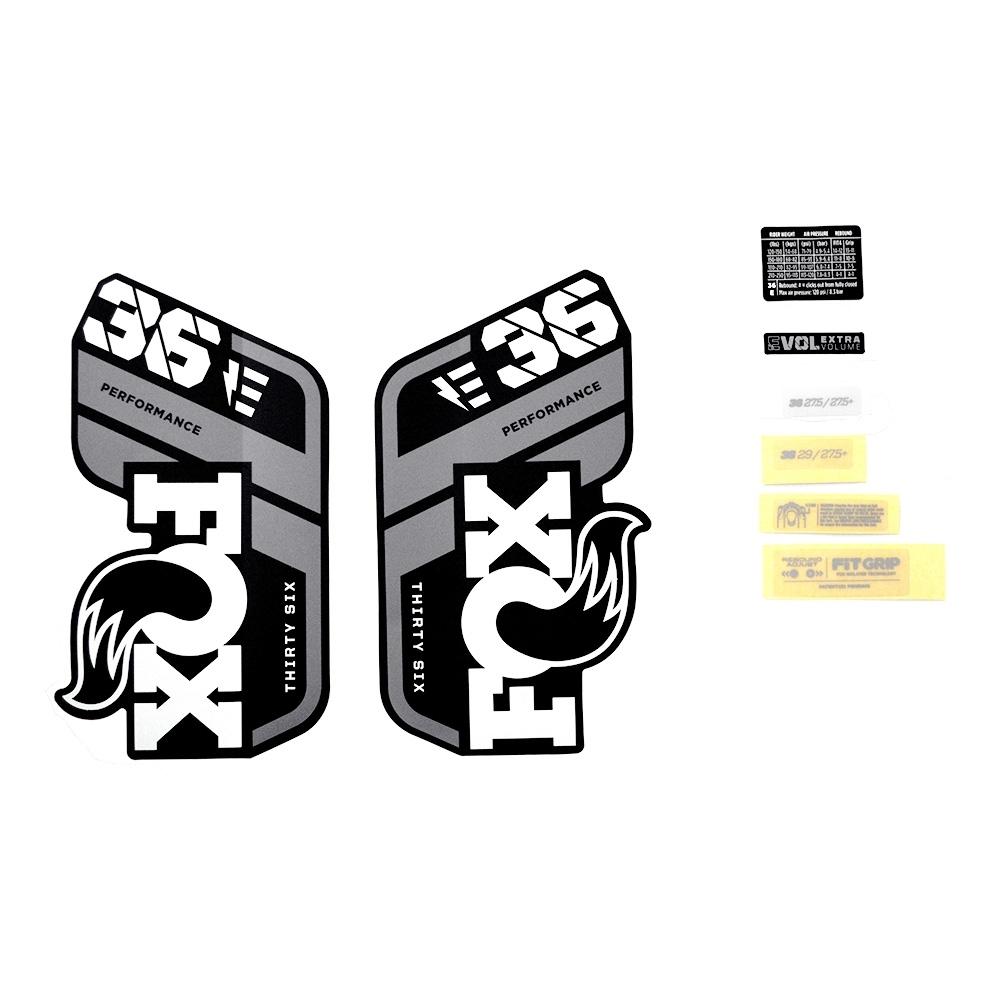 Velo Store - UK Fox Racing Decal kit Fox 2021, 36, P-S, E-Bike+, Logo, Fork | Extra 10% off with Subscription, Postage £16.79 to UK Fedex.