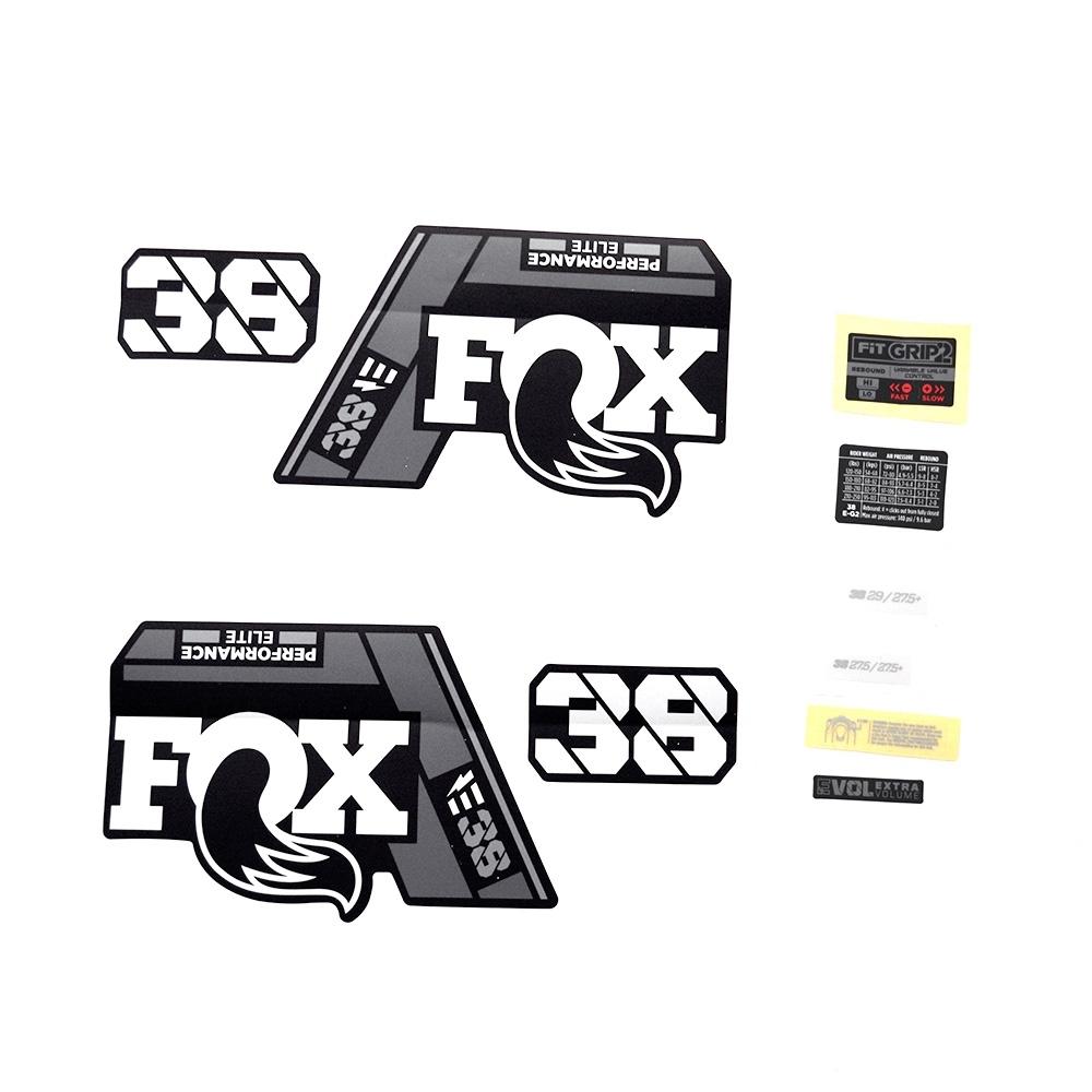 Velo Store - UK Fox Racing Decal kit Fox 2021, 38, P-SE, E-Bike+, Logo, Fork | Extra 10% off with Subscription, Postage £16.79 to UK Fedex.