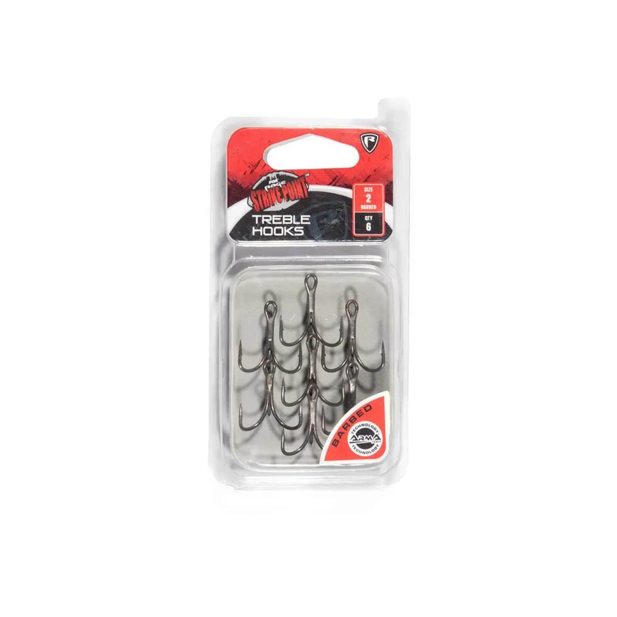 Haken Fox Rage SP Treble hooks sz 1/0 (x6)