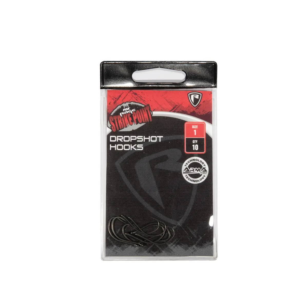 Haken Fox Rage SP Drop Shot hooks sz 1/0 (x10)