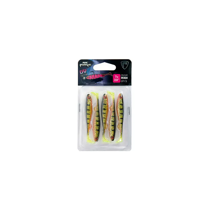 Lockvögel Fox Rage Slick Shad UV 5" (x4)