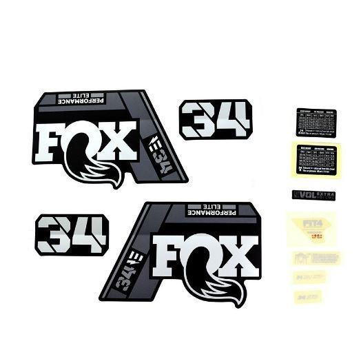 Velo Store - UK Fox Racing Decal kit Fox 2021, 34 SC, P-SE, Logo, Fork | Extra 10% off with Subscription, Postage £16.79 to UK Fedex.
