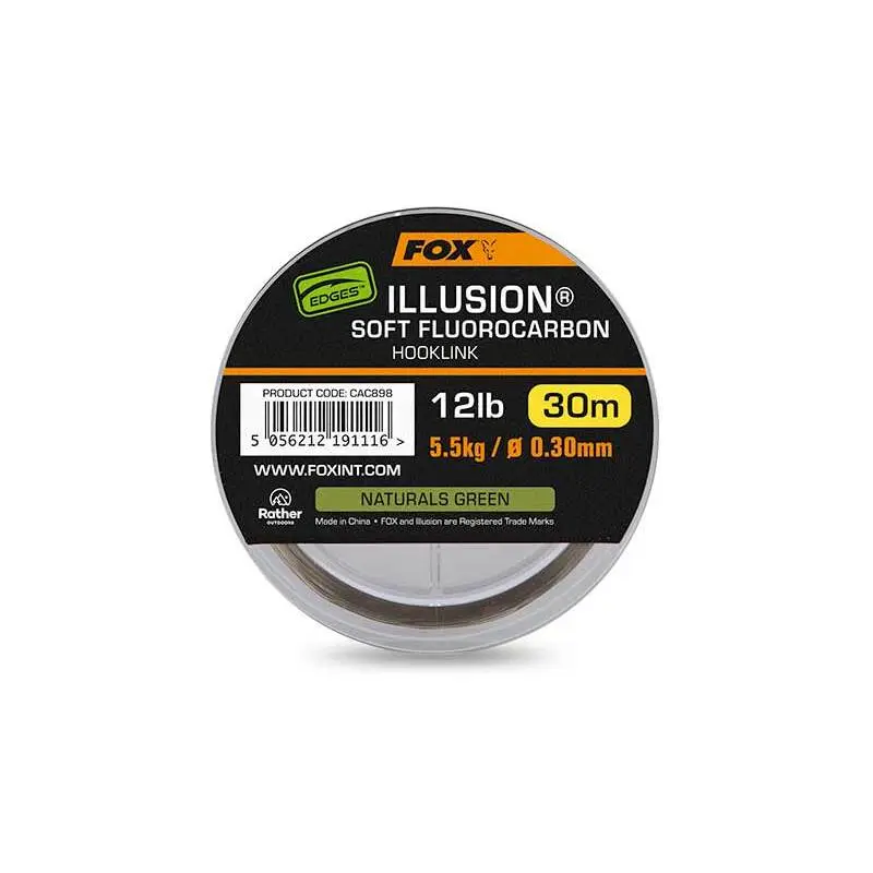 Fluorocarbon an der Hauptleine Fox Edges Illusion