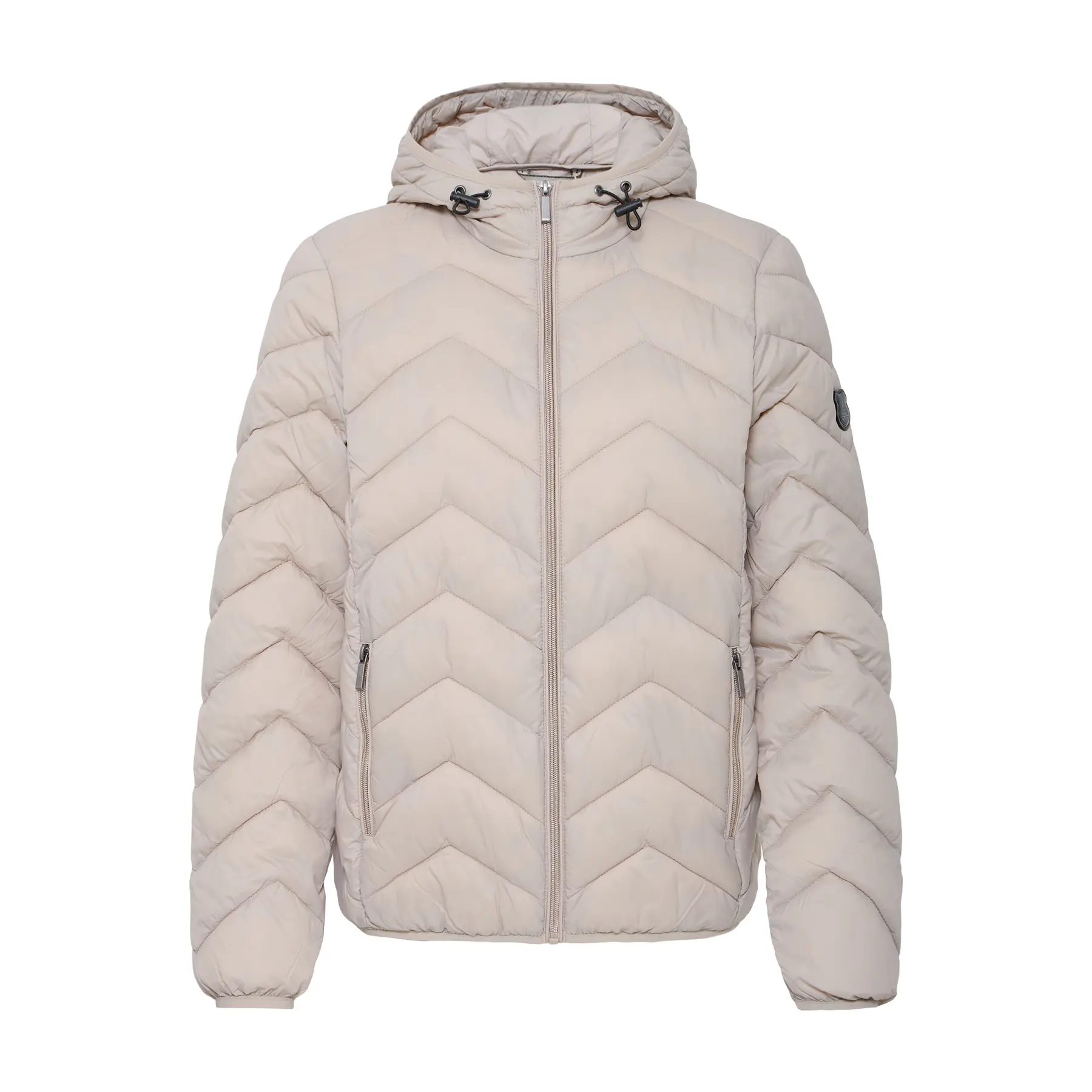 Fransa Women's Beige Down Jacket Outerwear 1