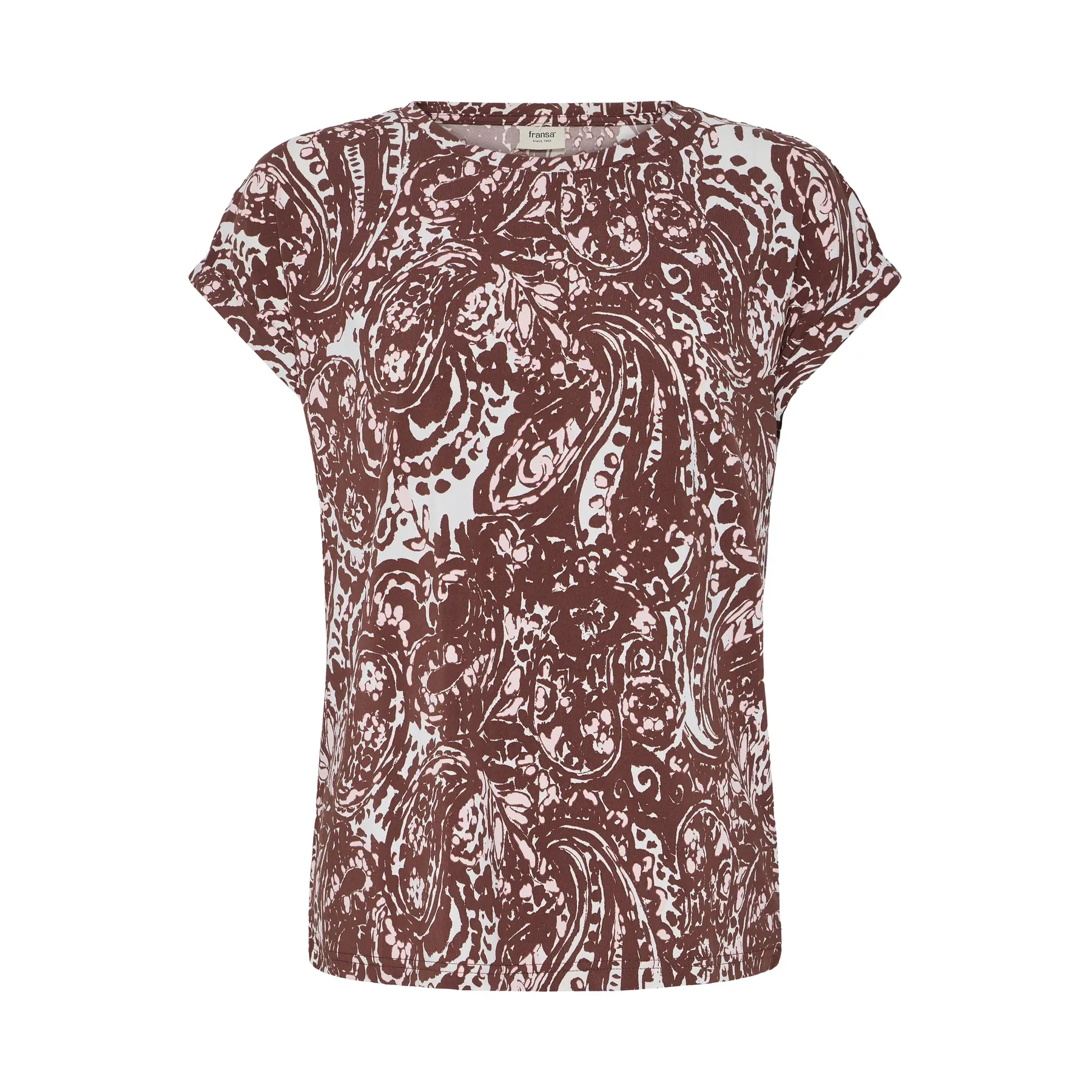 Fransa Women's Rouge T-Shirt Seen 1