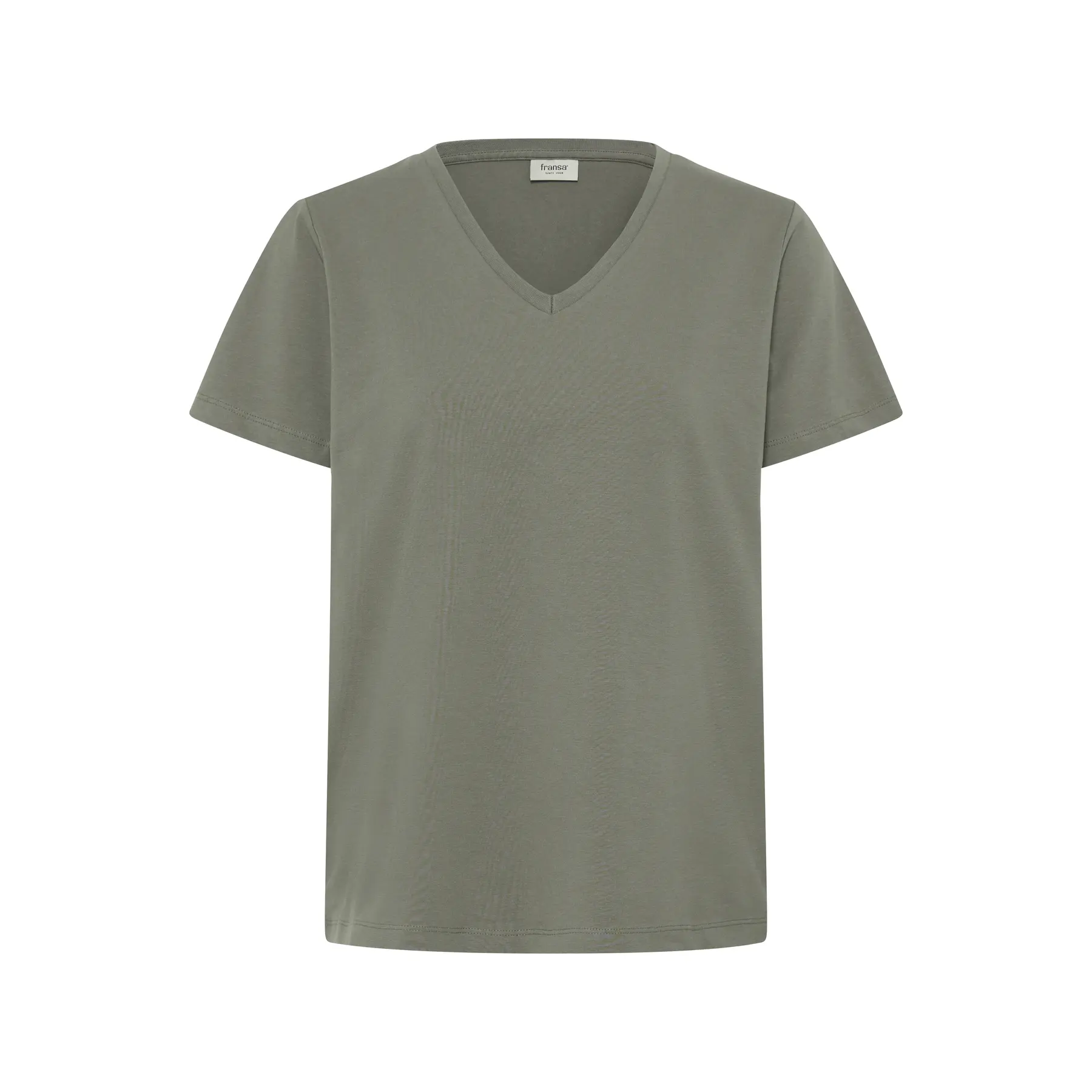 Women's V-neck T-shirt fransa Zashoulder 1