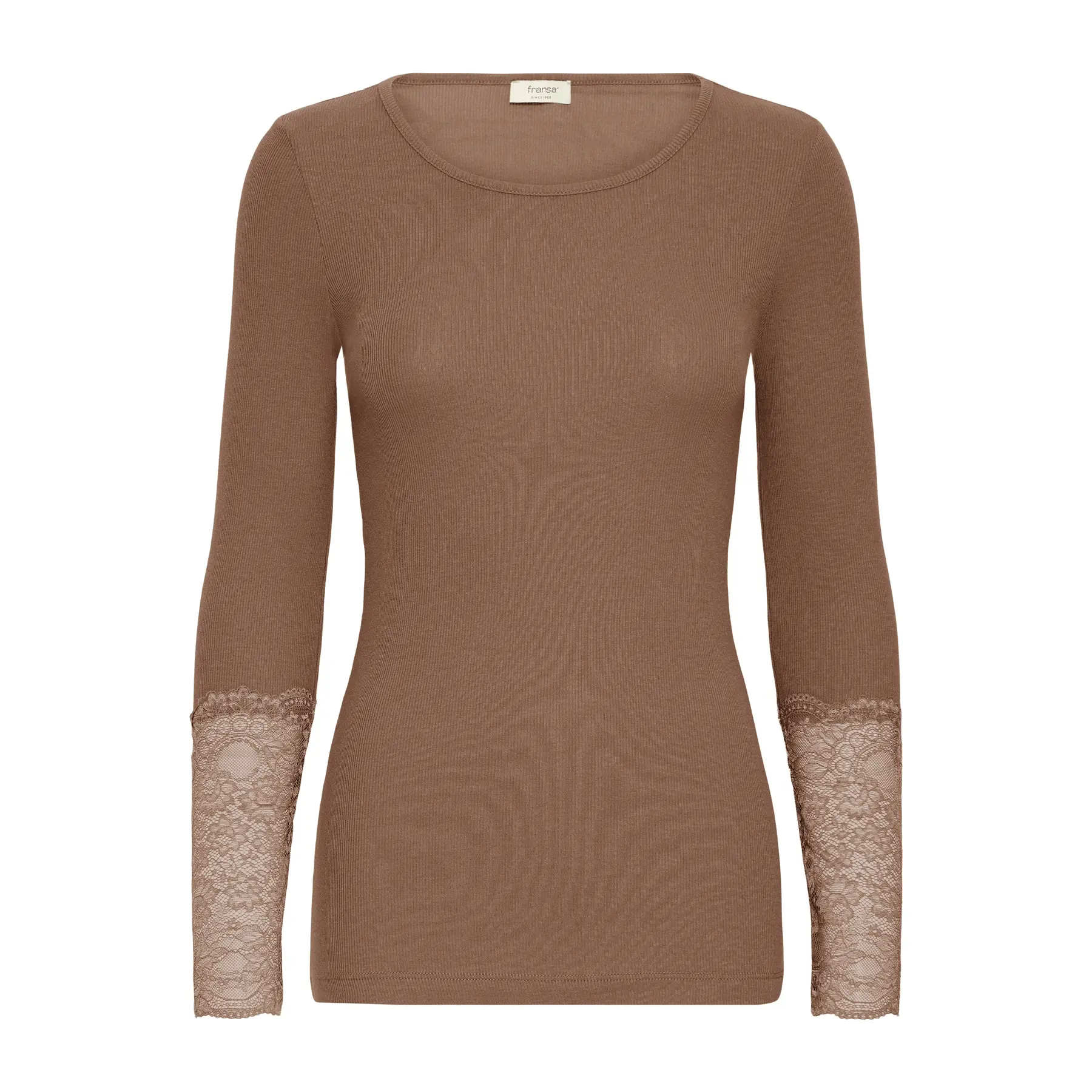 Fransa Women's Marron T-Shirt Frhizamond 19
