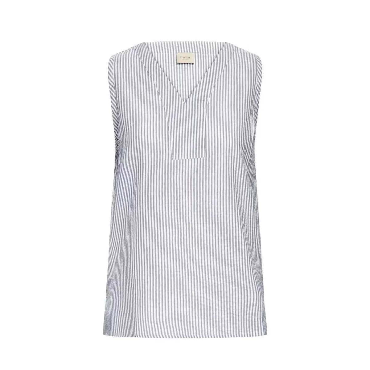 Ärmellose Bluse für Damen fransa Cayla 1