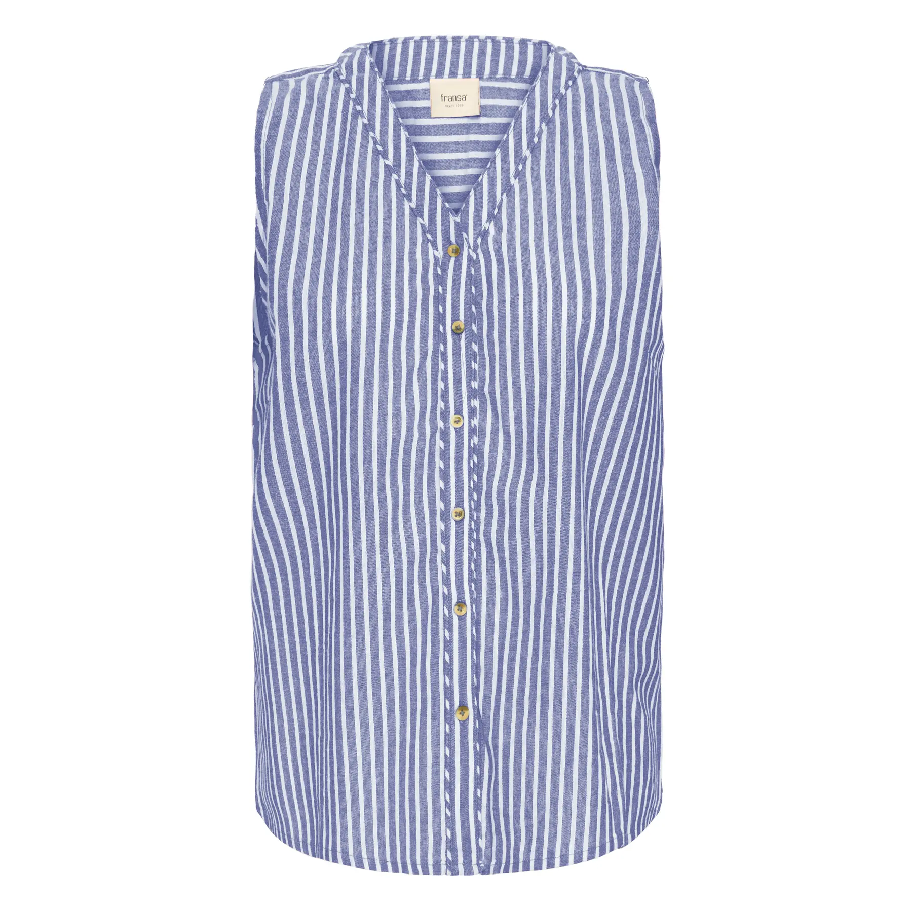 Image of Ärmellose Bluse, Damen fransa FRBonnie 2