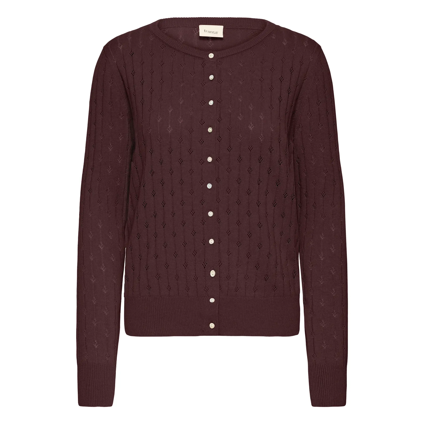 Image of Strickjacke, Damen fransa FRPointella 1