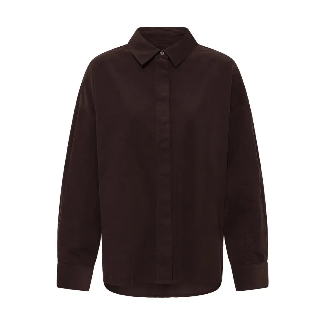 Fransa Women's Marron Blouse Frcory 3