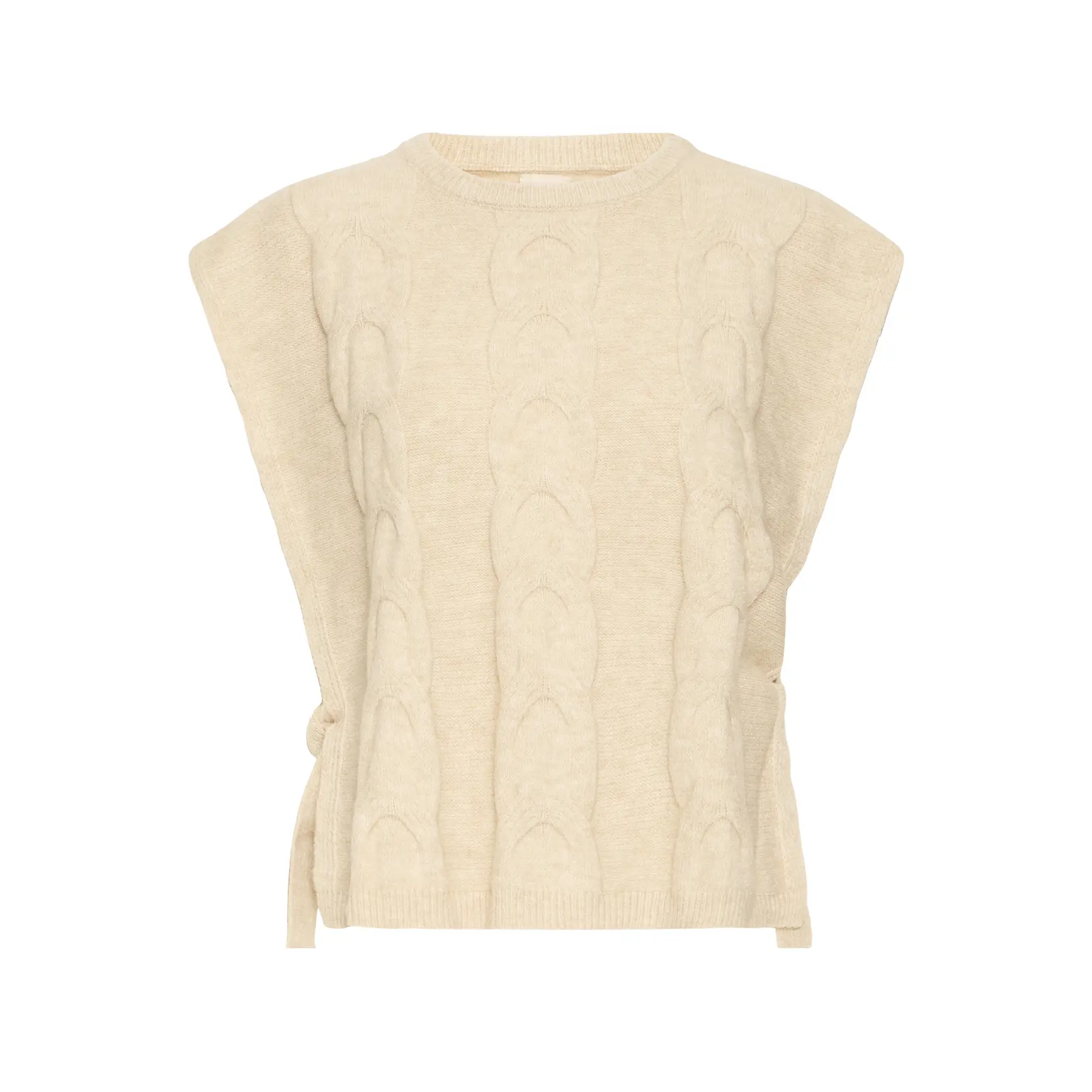 Image of Ärmelloser Pullover Damen fransa Calan 1