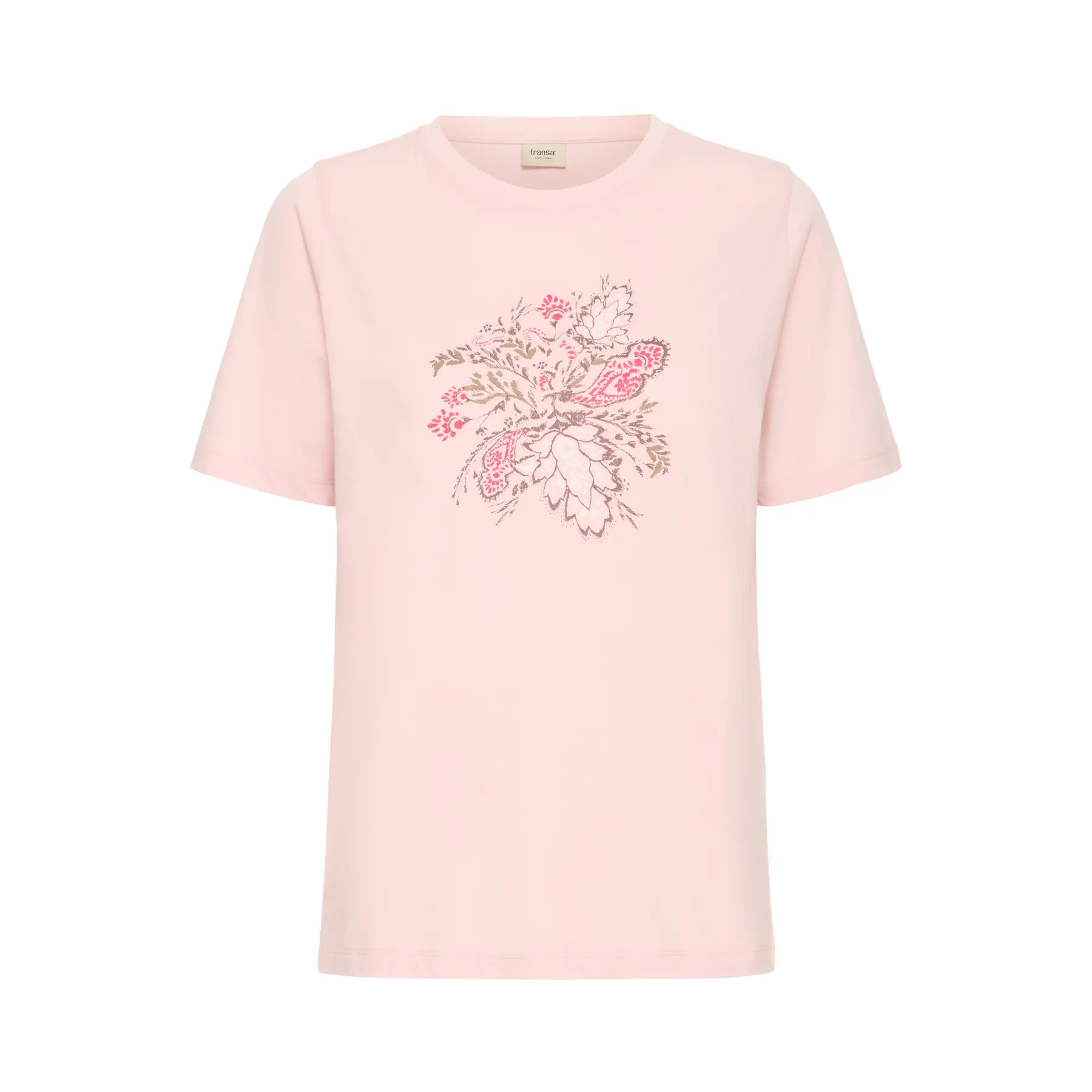 Fransa Women's Rose T-Shirt Felicia