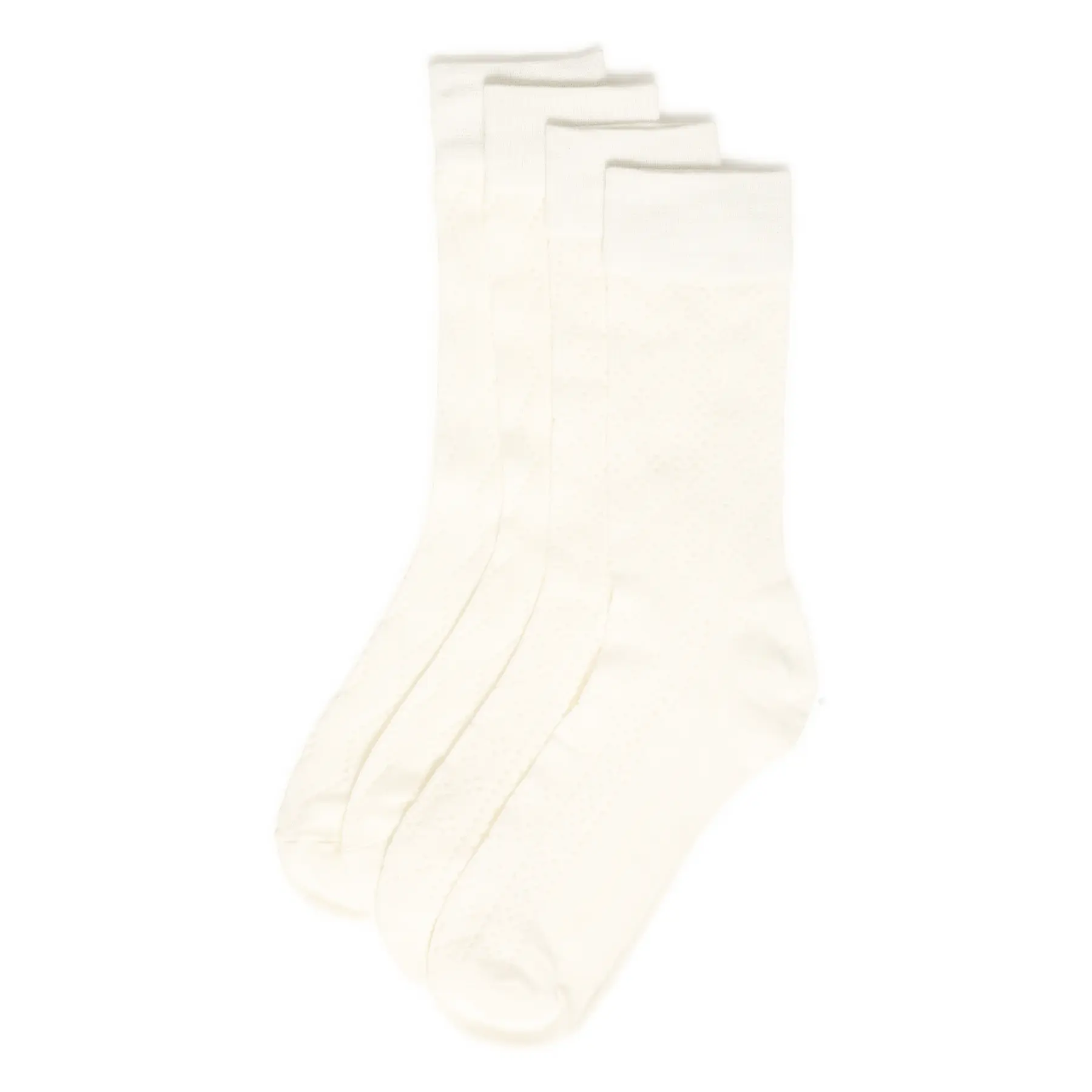 Fransa Women's Blanc Socks Sona (X2)