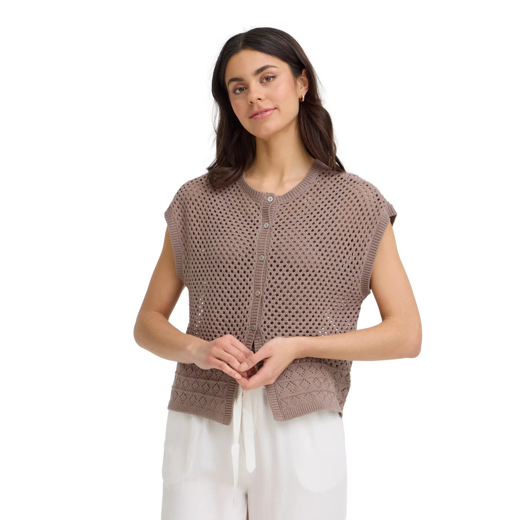 Image of Strickjacke, Damen fransa Josa 1