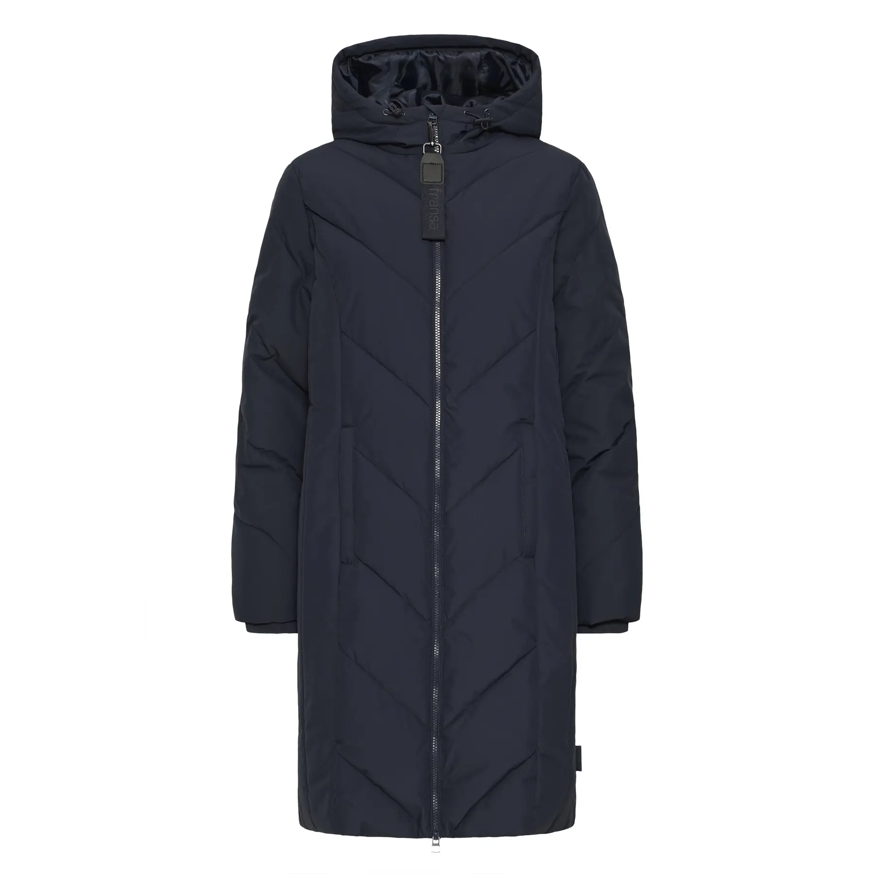 Lange Daunenjacke  mit Kapuze, Damen fransa Maise 4