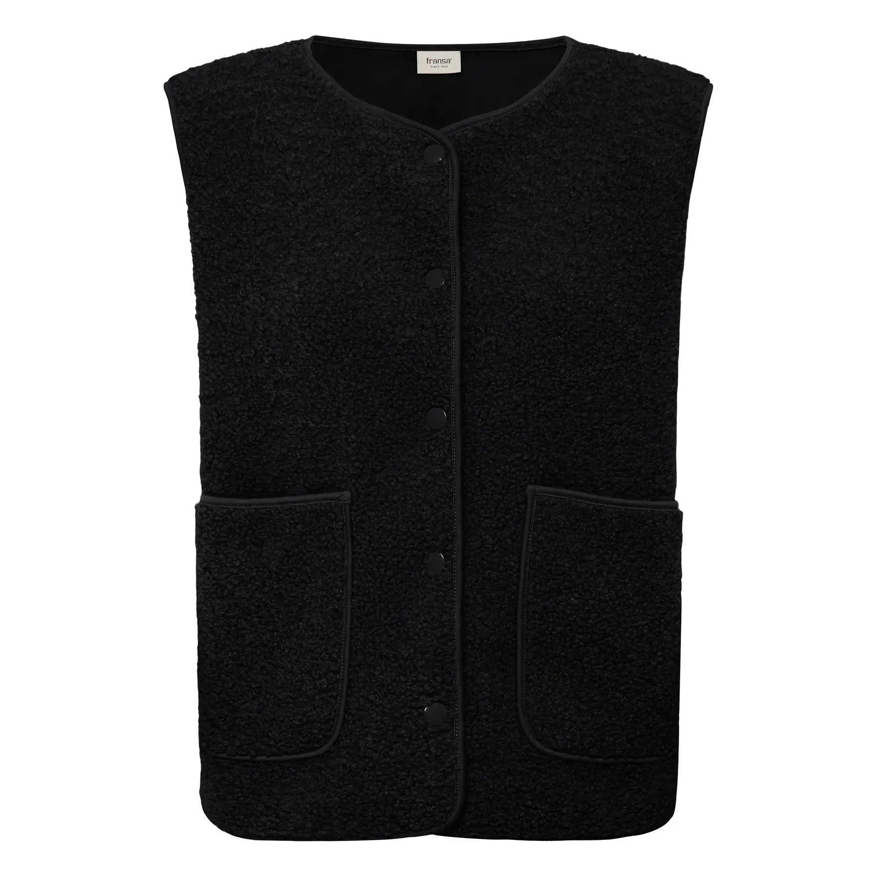 Fransa Women's Noir Vest Gwynne 3