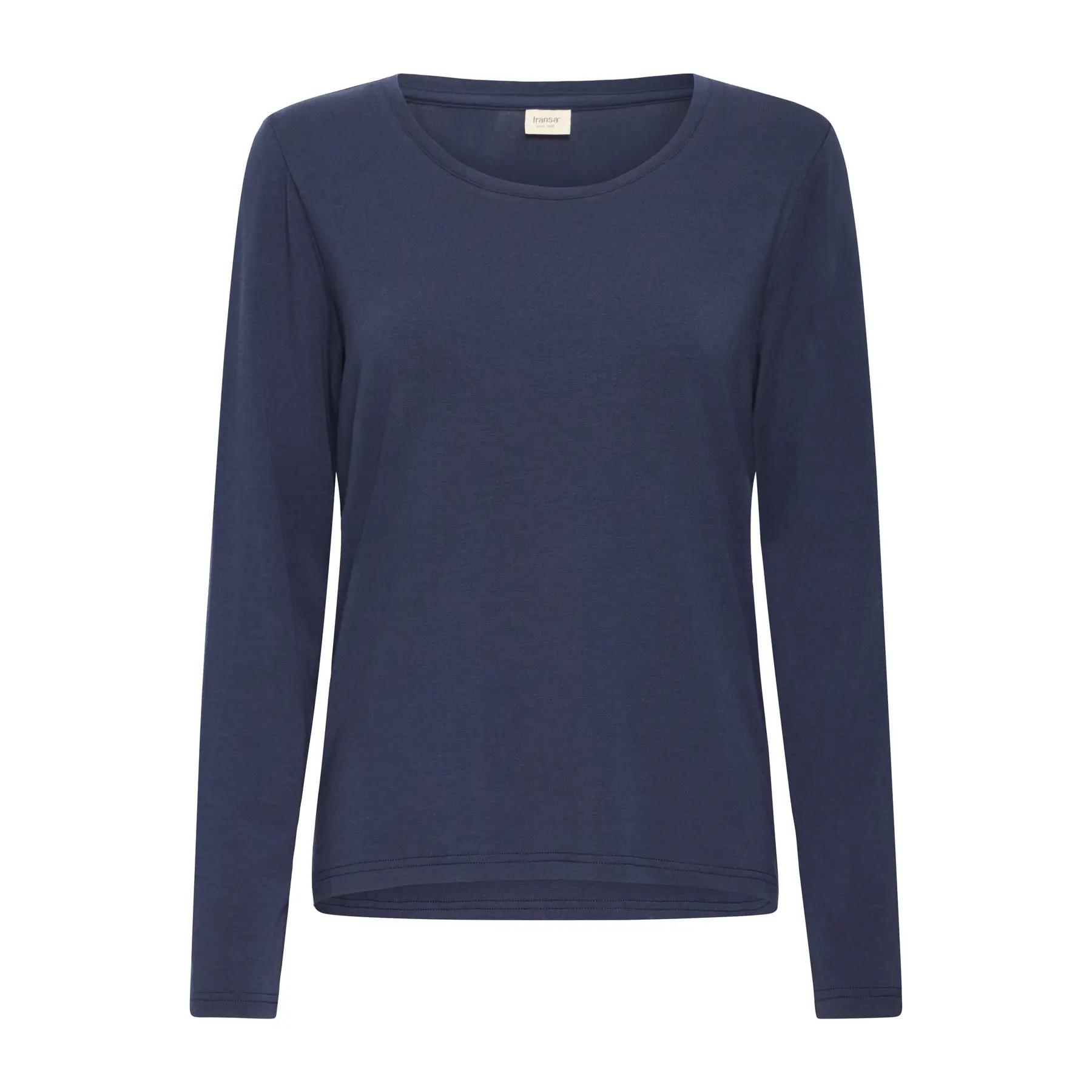 Fransa Women's Bleu Long Sleeve T-Shirt Frclea