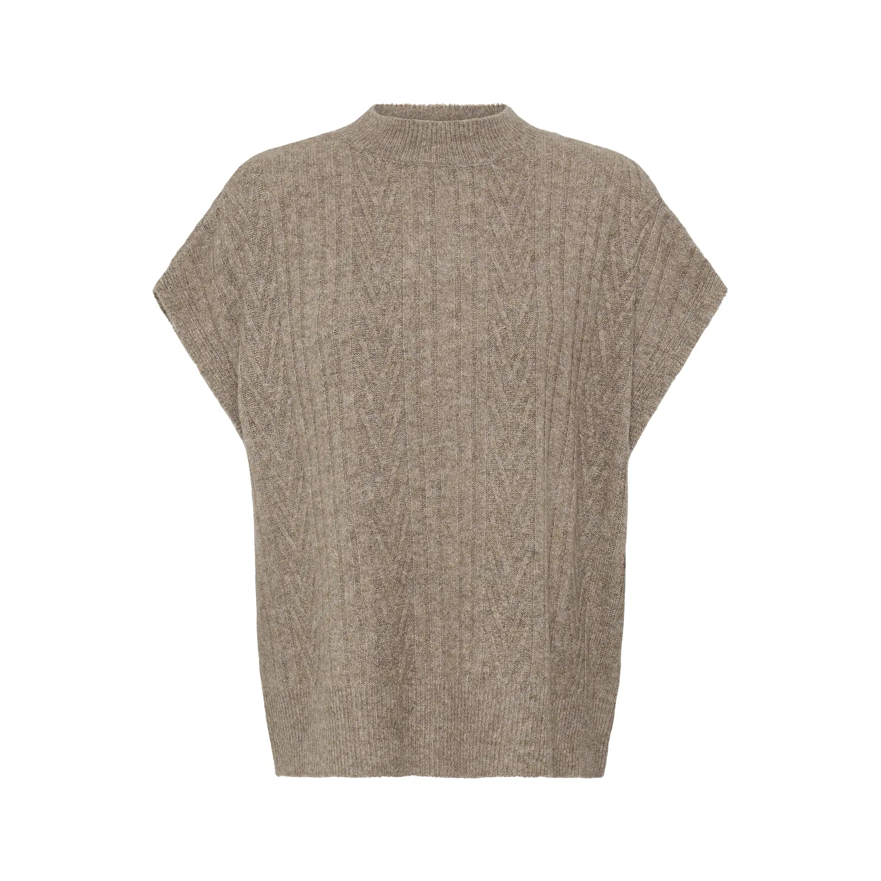 Ärmelloser Pullover Damen fransa Fia 1