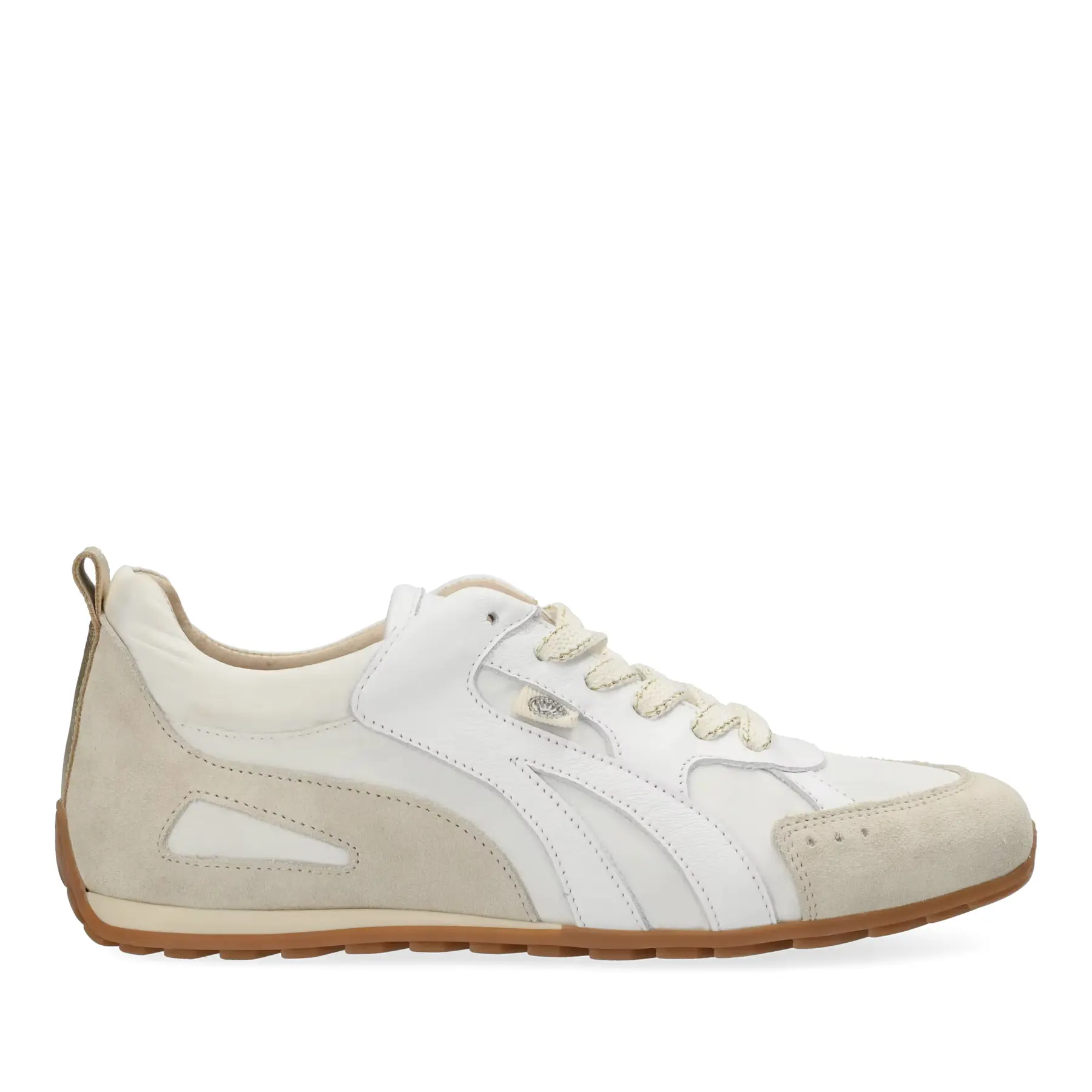 Image of Leder- und Nylon-Sneaker Damen Fred de la Bretoniere Uta More