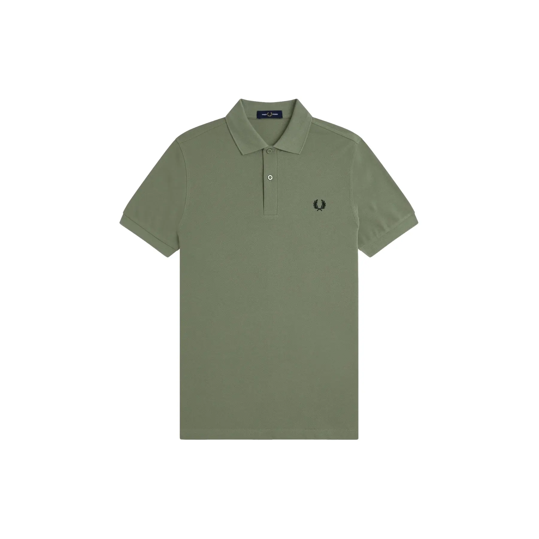 Fred Perry Plain polo - laurel wreath green black