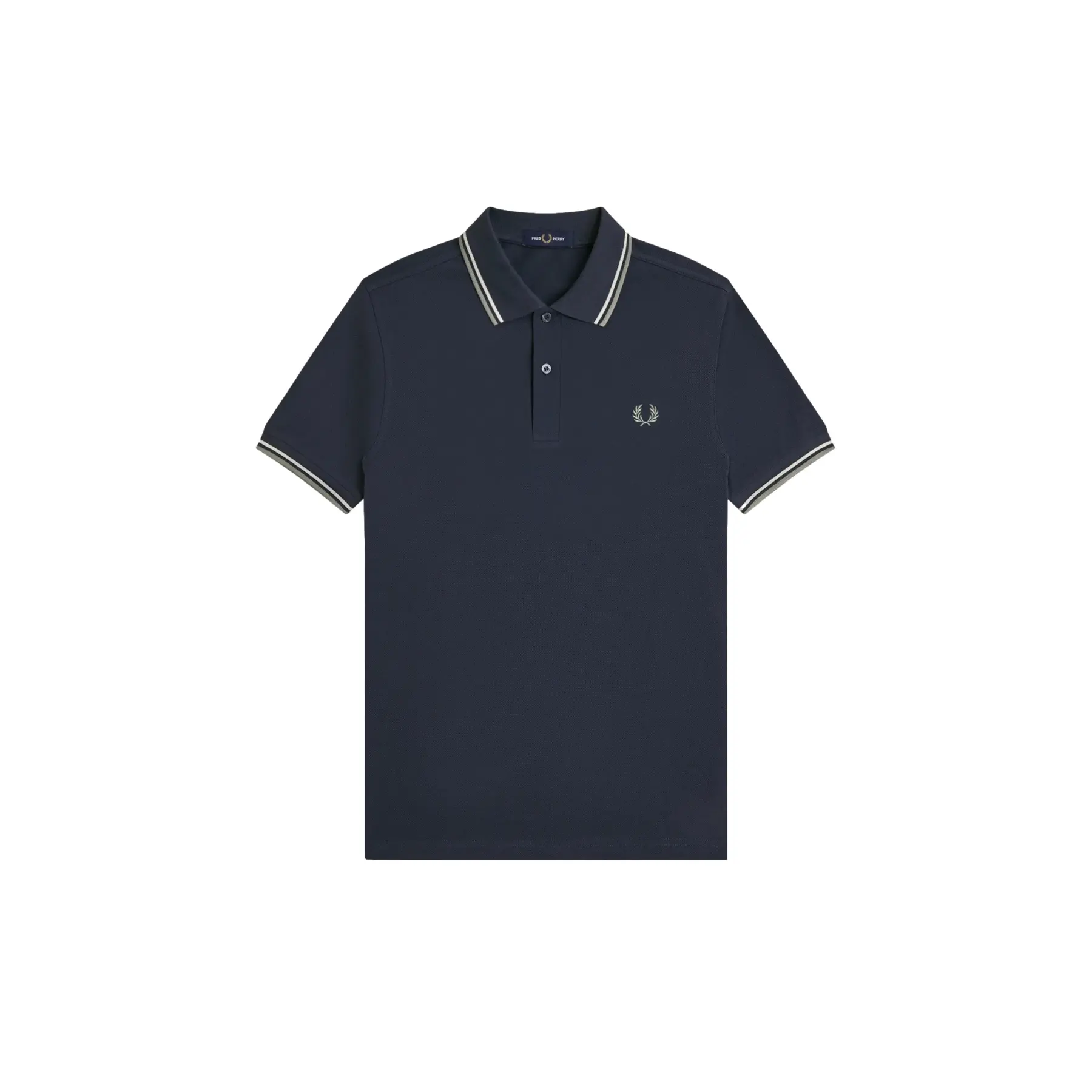 Fred Perry Bleu Polo Twin Tipped Modern