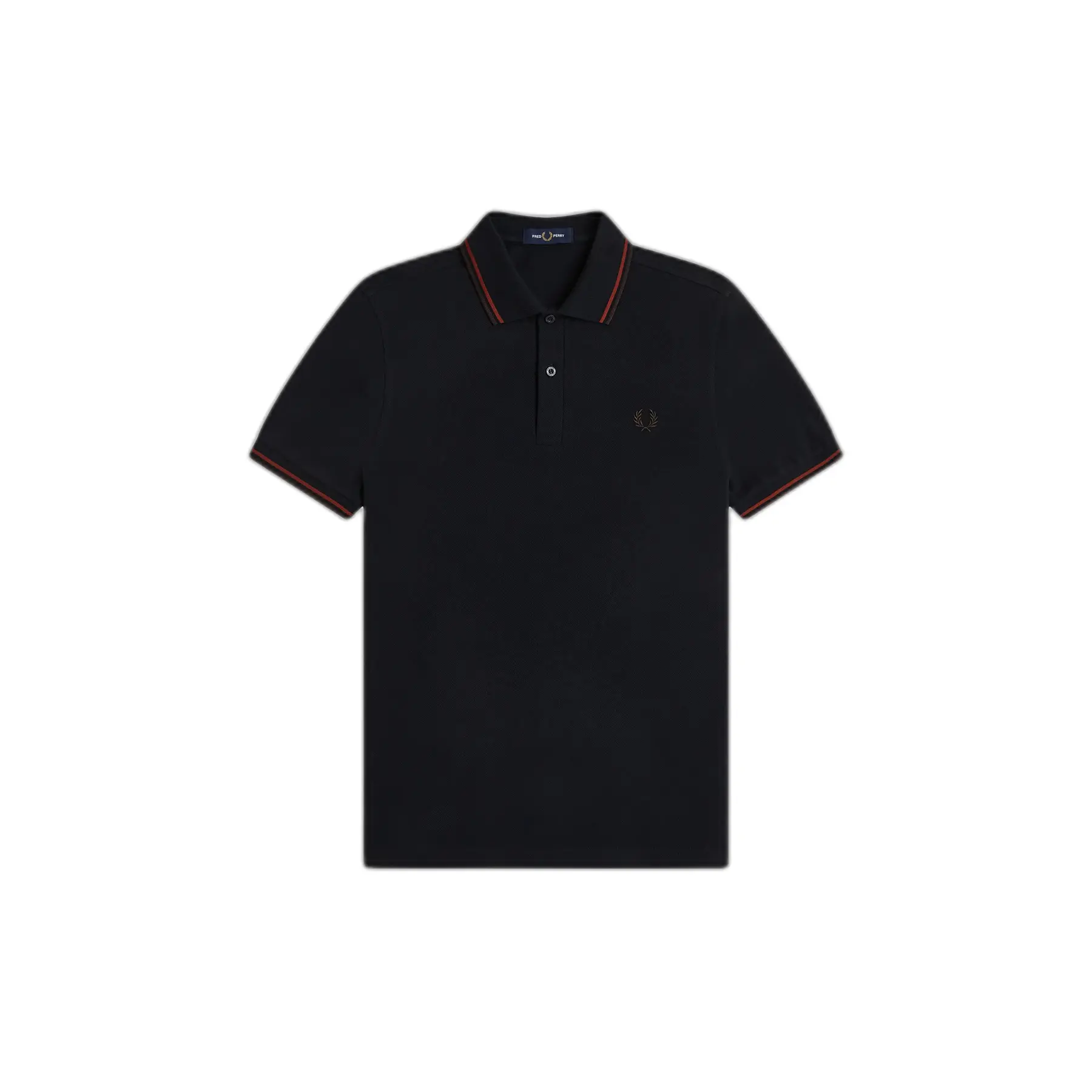 Fred Perry Bleu Polo Twin Tipped Modern