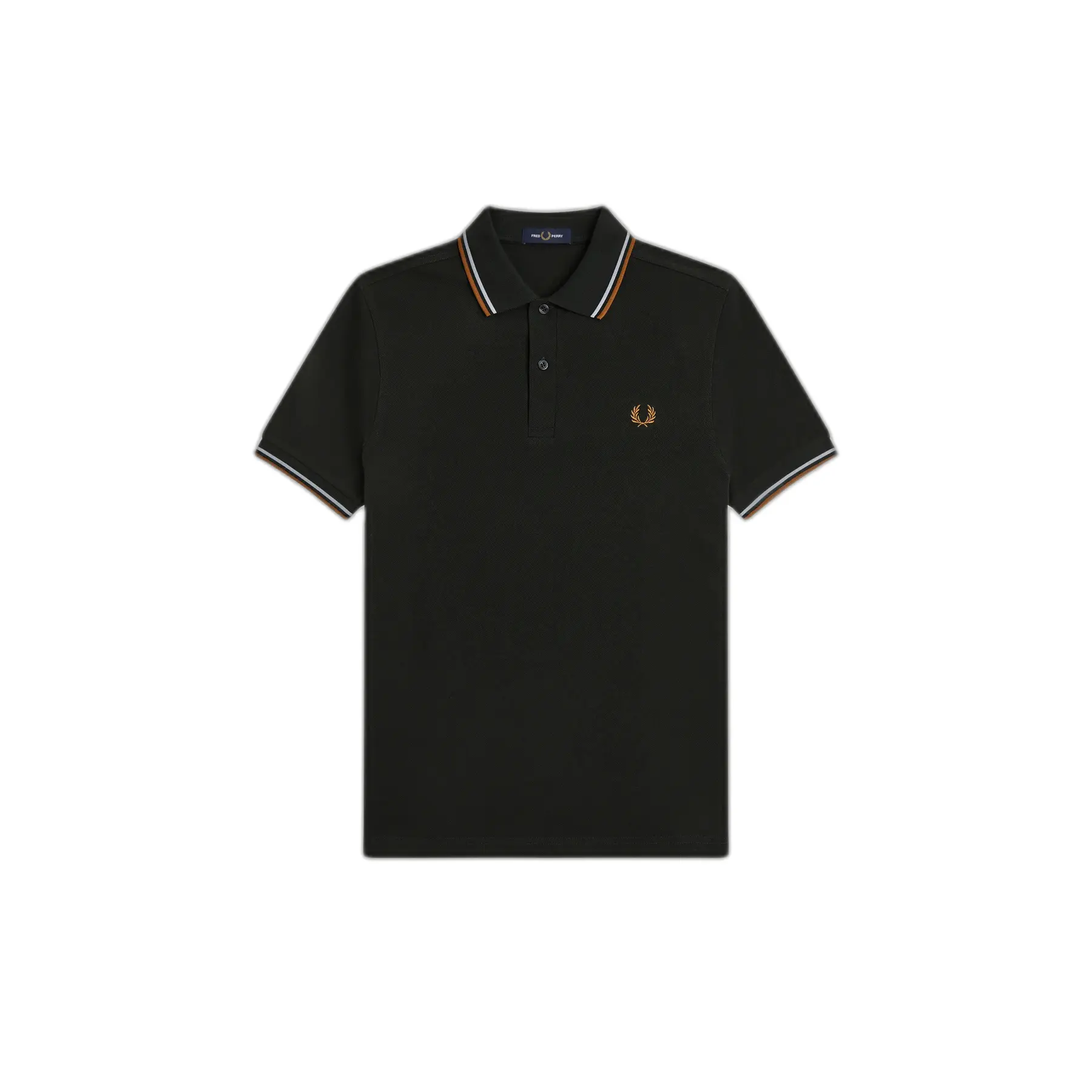 Fred Perry Vert Polo Twin Tipped Modern