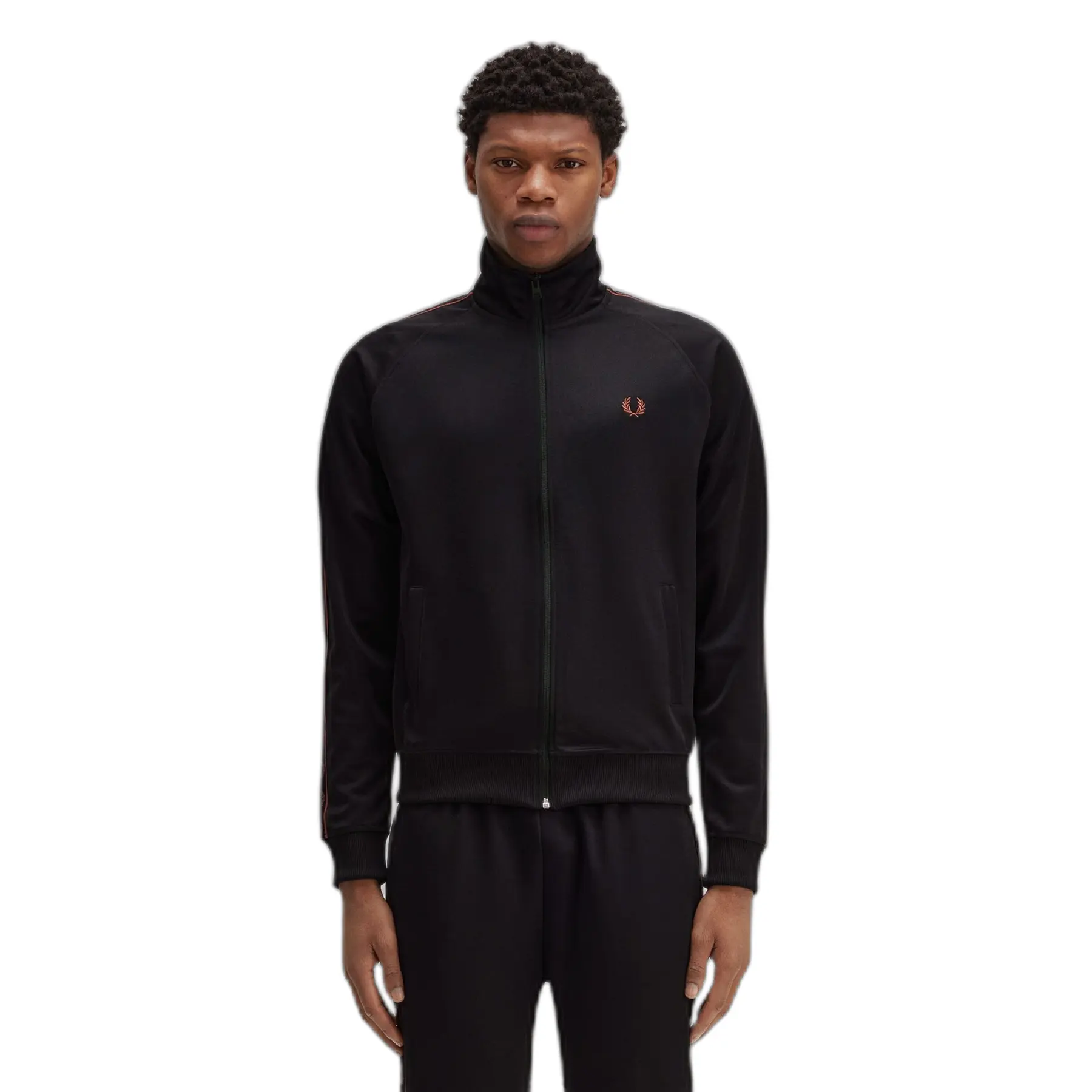 5034603479838 - Sweatjacke mit Kontraststreifen Fred Perry