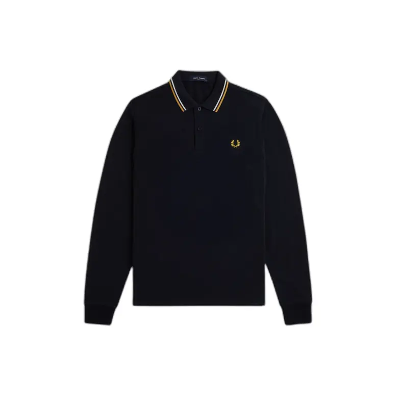 5034603405271 - Polo mit langen Ärmeln und doppeltem Streifen Fred Perry 5034603405271 - Polo mit langen Ärmeln und doppeltem Streifen Fred Perry