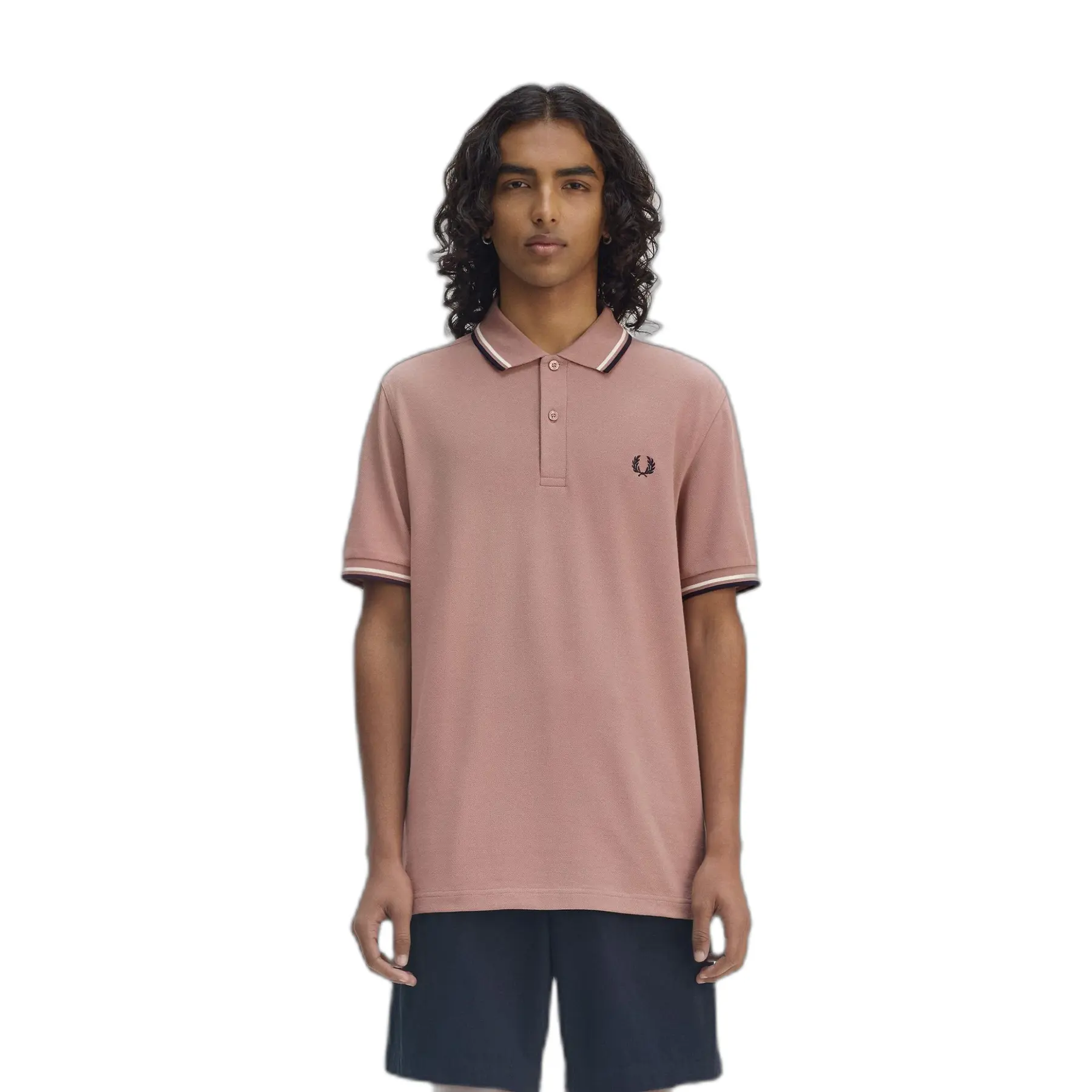 5063460009872 - T-Polo mit doppeltem Paspel Fred Perry