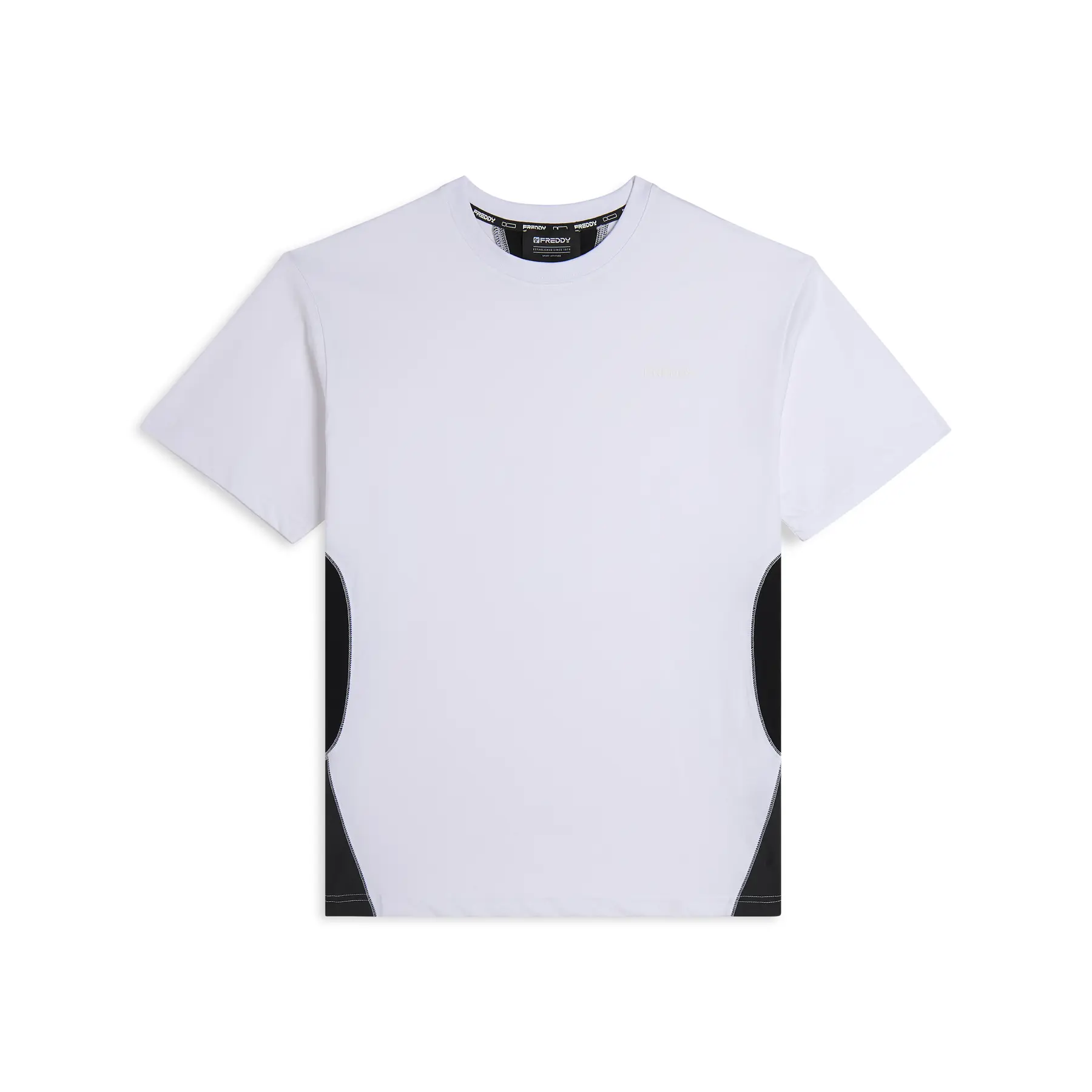 8052697688537 - T-Shirt mit klassischem Schnitt und kontrastierenden Dekorationsteilen Freddy