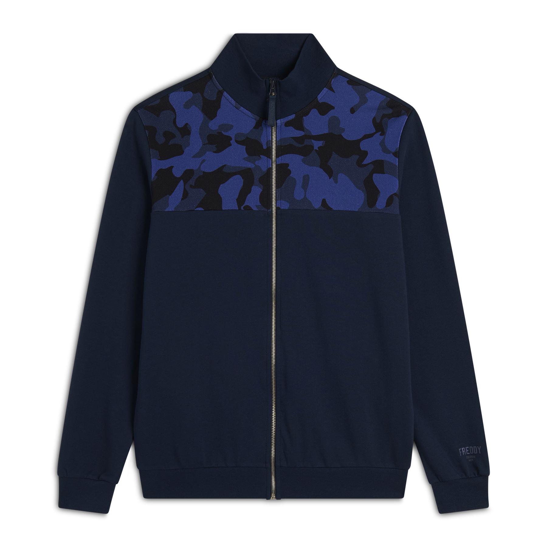 8052697771581 - Damen Hoodie mit Stehkragen und Reißverschluss Freddy