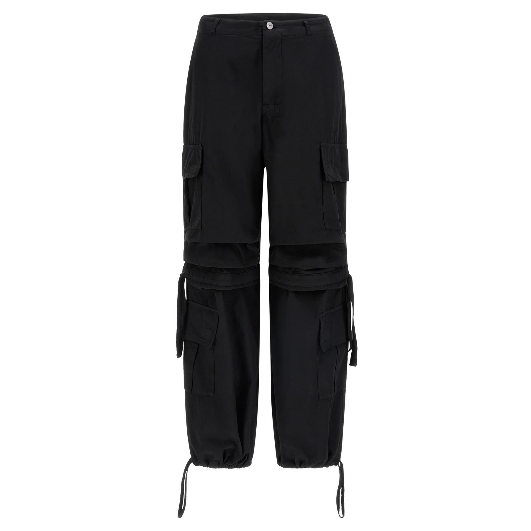 Pantaloni cargo con tasche doppie donna