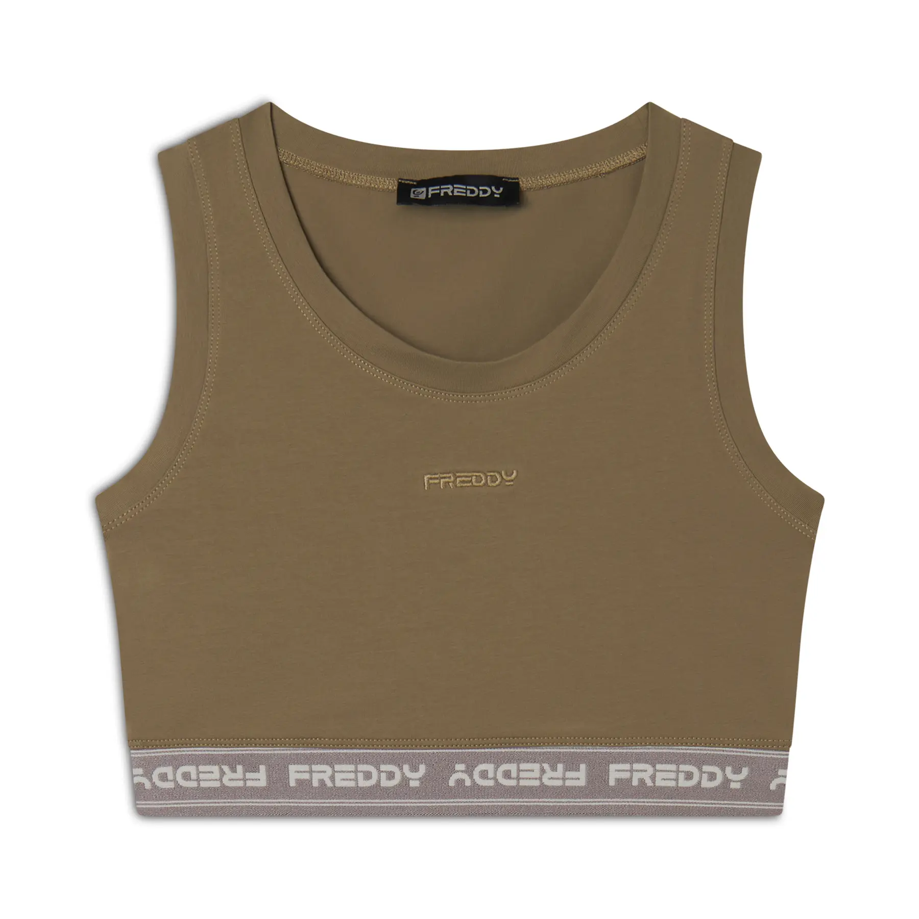 Reggiseno con banda elastica con logo donna