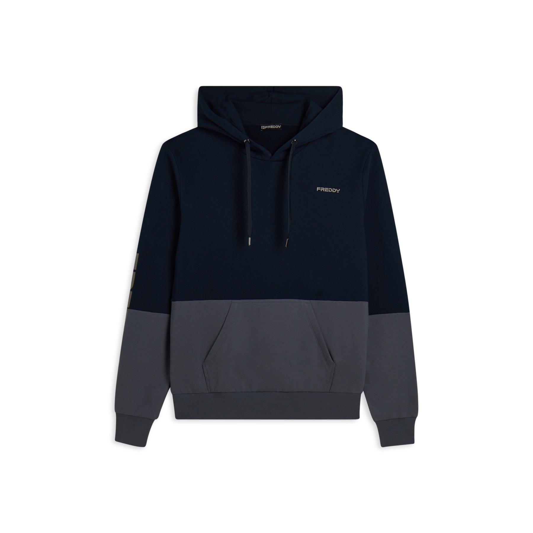 8034170776221 - Jersey-Hoodie mit farbigen Details Freddy