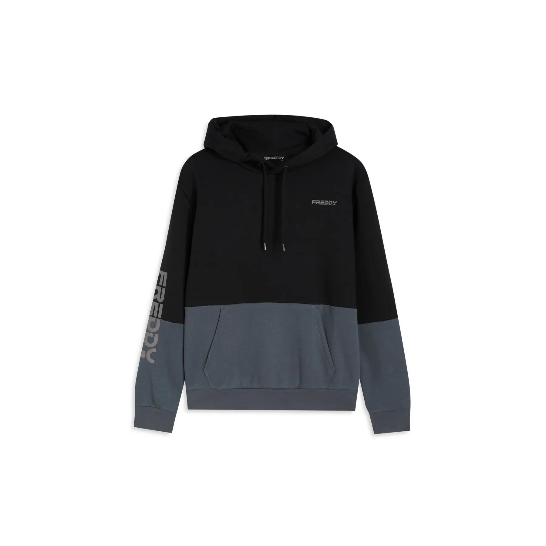 8034170810895 - Jersey-Hoodie mit farbigen Details Freddy