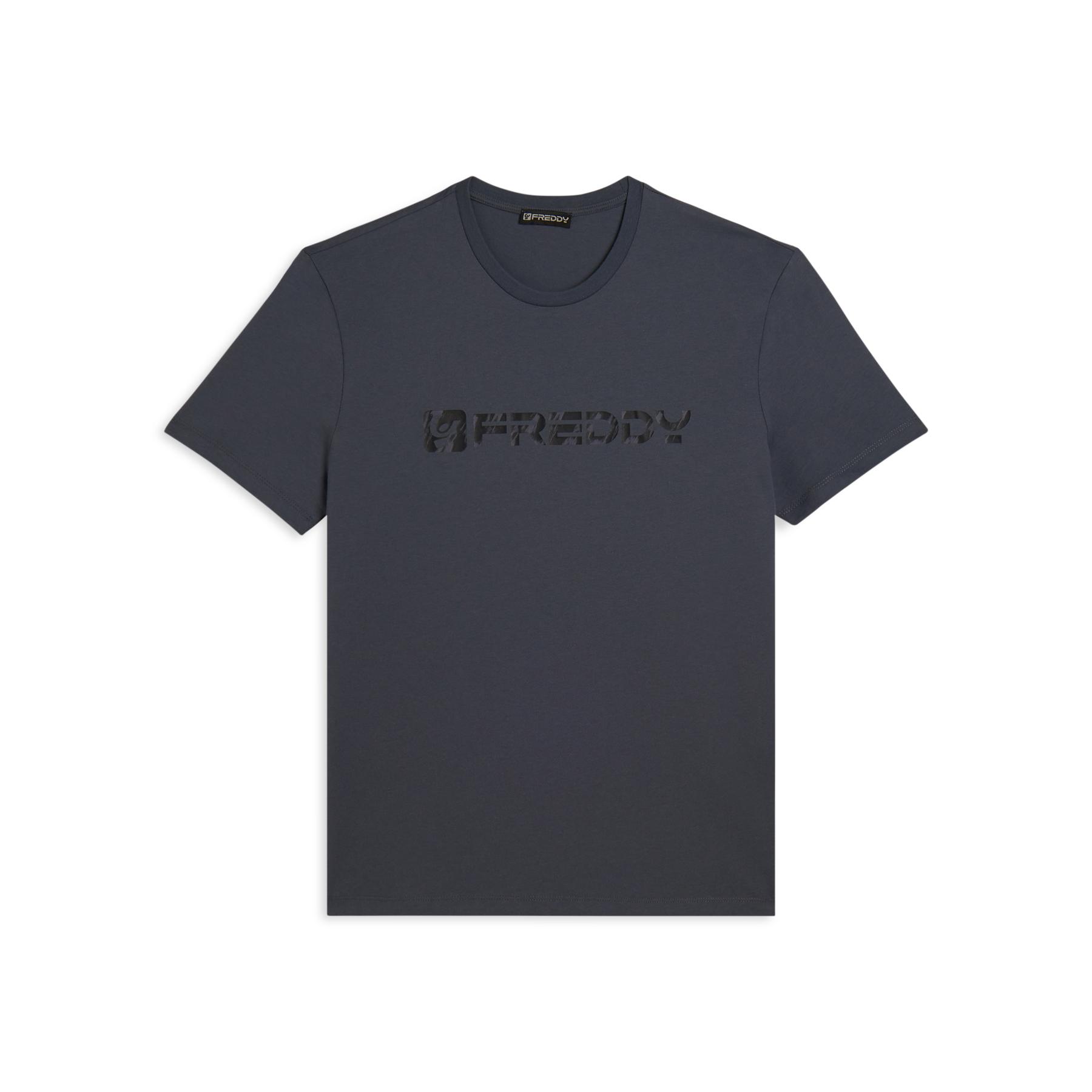 8034170777709 - T-Shirt mit gedrucktem leicht variierendem Logo in der Mitte für Damen Freddy