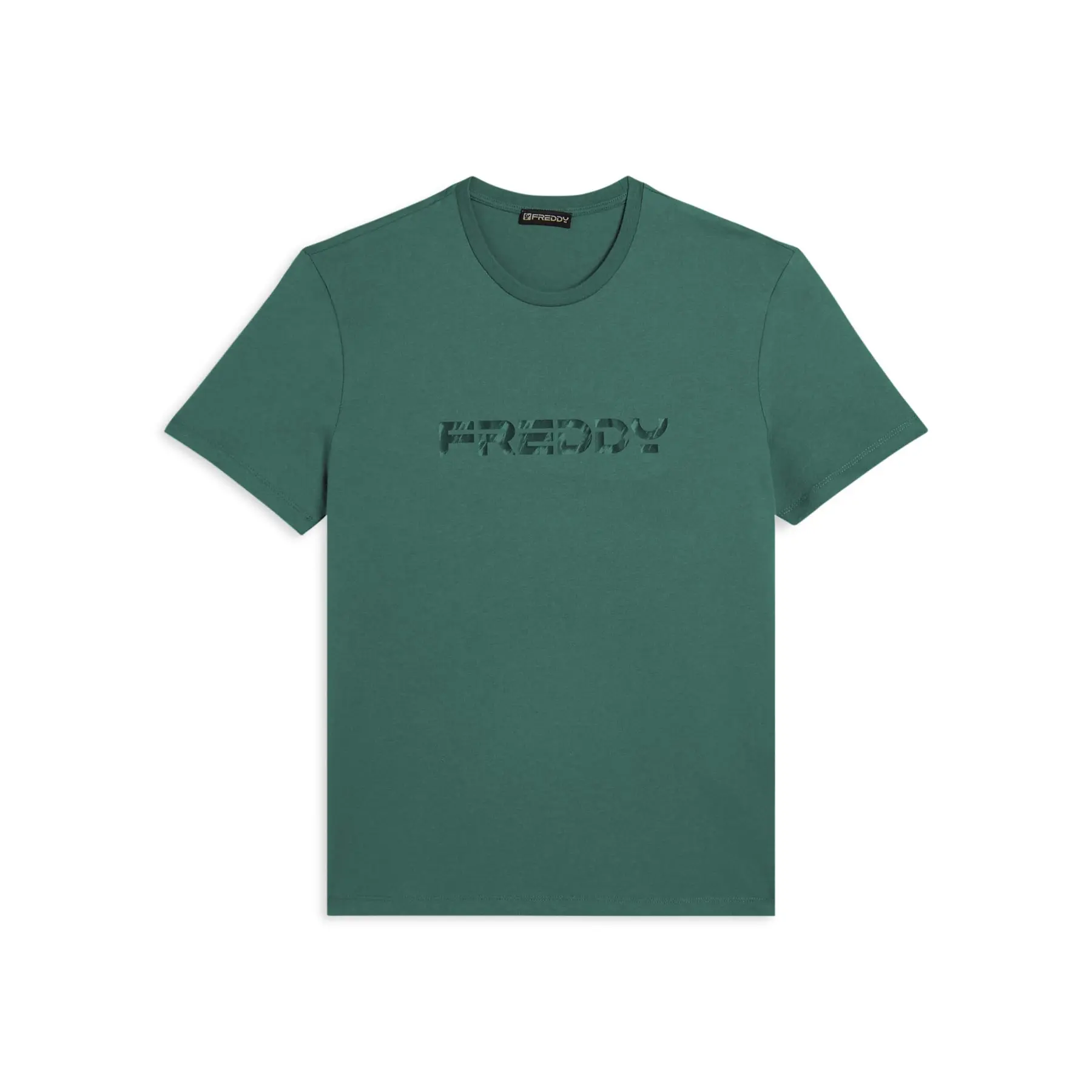 8034170812479 - T-Shirt mit gedrucktem leicht variierendem Logo in der Mitte für Damen Freddy