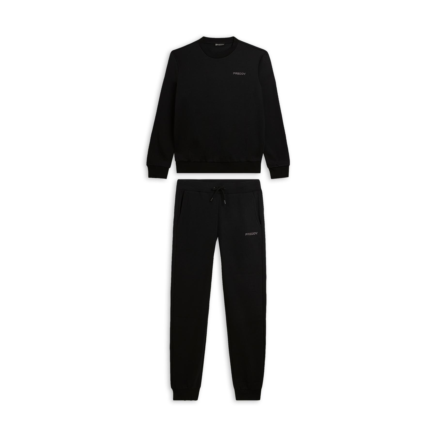 8034170992430 - Fleece-Trainingsanzug Rundhalsausschnitt und Rippbündchen Freddy