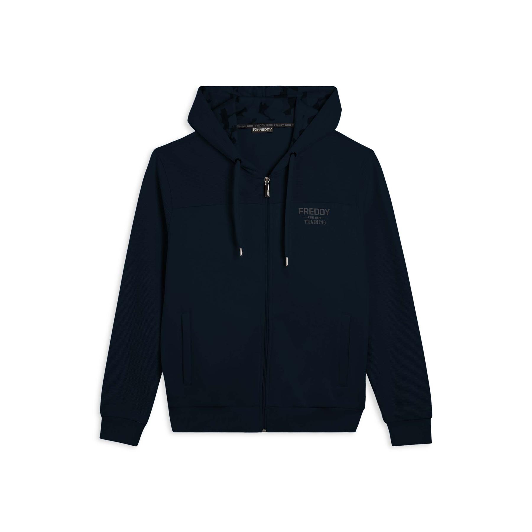 8034170814169 - Tarnungs Kapuzenpullover mit gestreiften Einsätzen Freddy