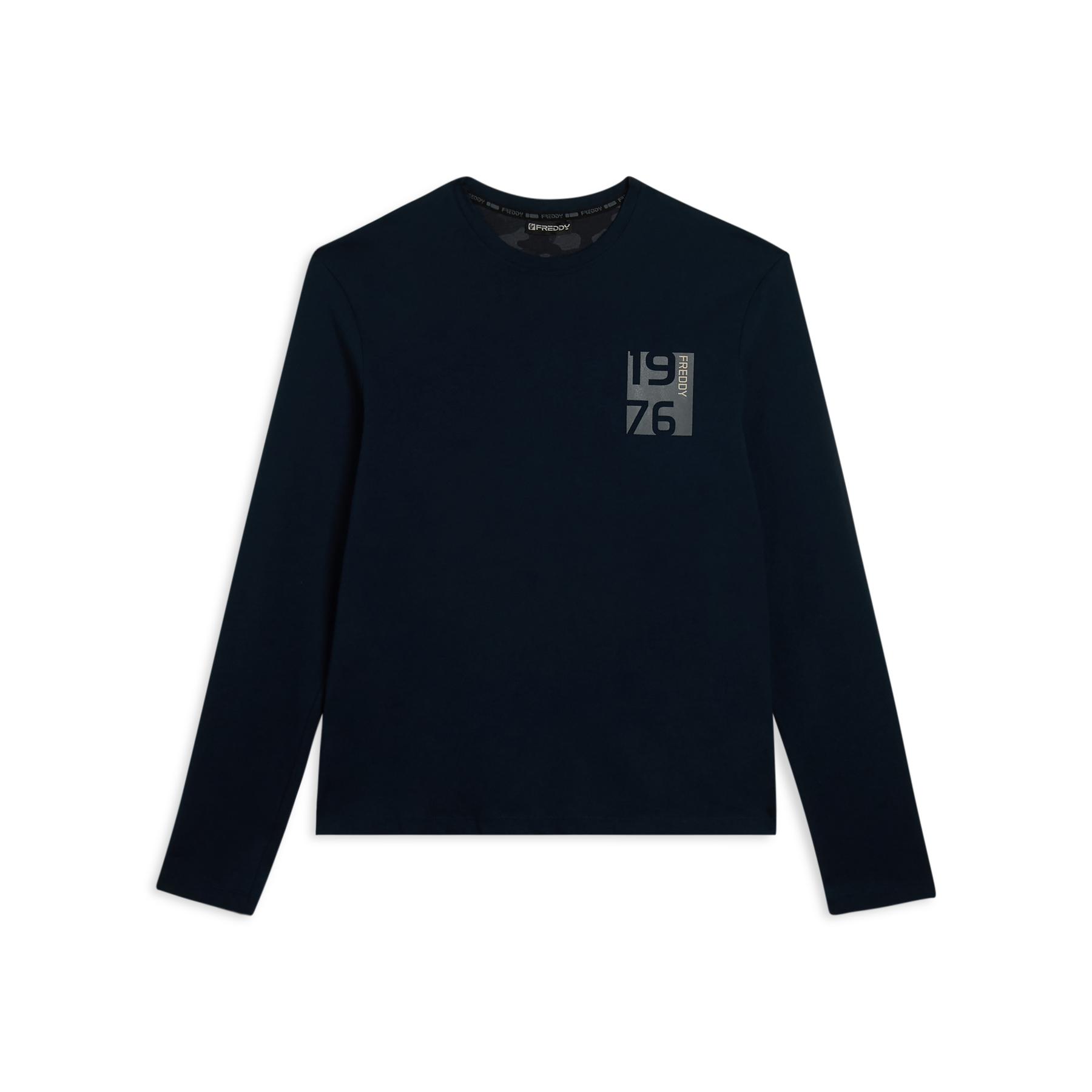 8034170778867 - Bedrucktes T-Shirt mit langen Ärmeln 1976