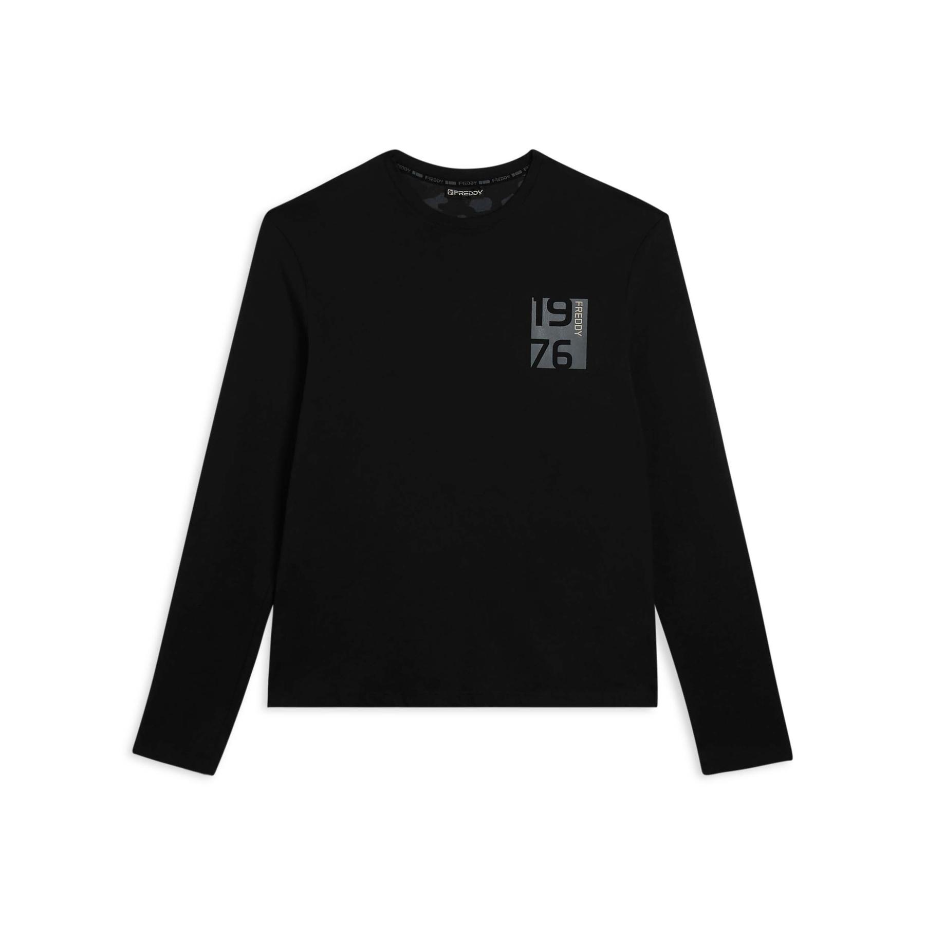 8034170824496 - Bedrucktes T-Shirt mit langen Ärmeln 1976