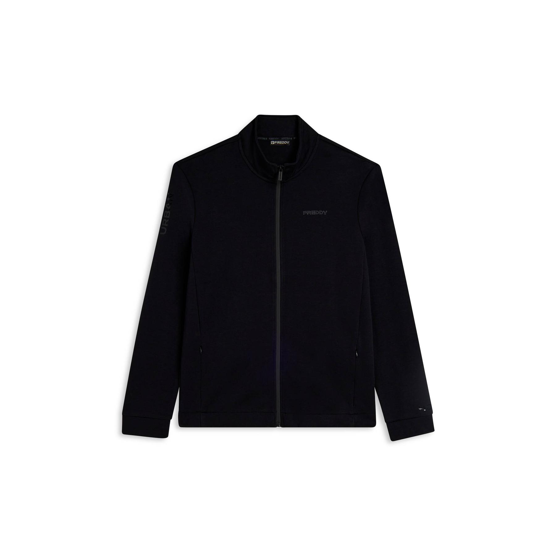 8034170815814 - Kapuzensweatshirt mit Reißverschluss und glänzendem Effekt Freddy