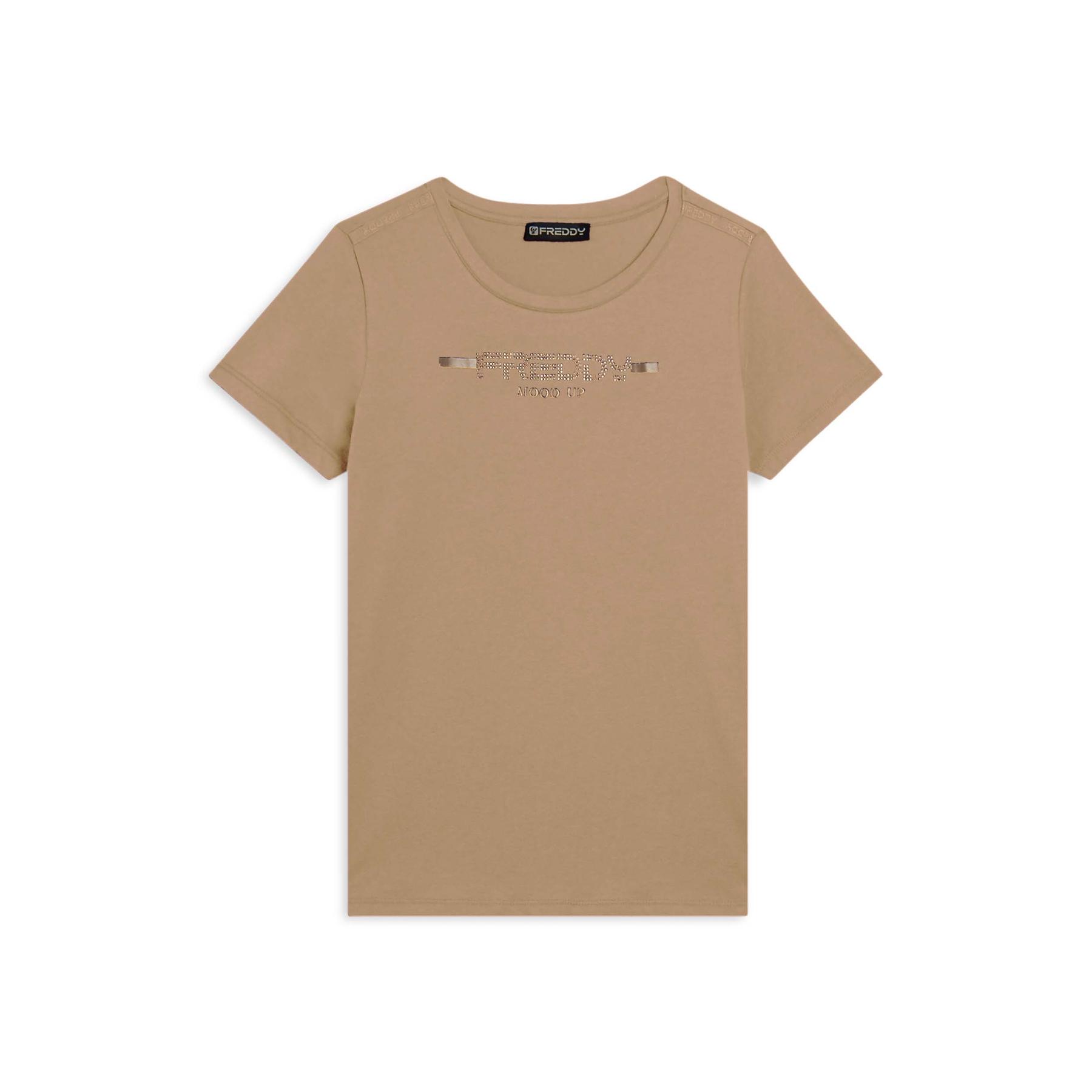 8034170722556 - T-Shirt mit Logo auf den Schultern für Frauen Freddy