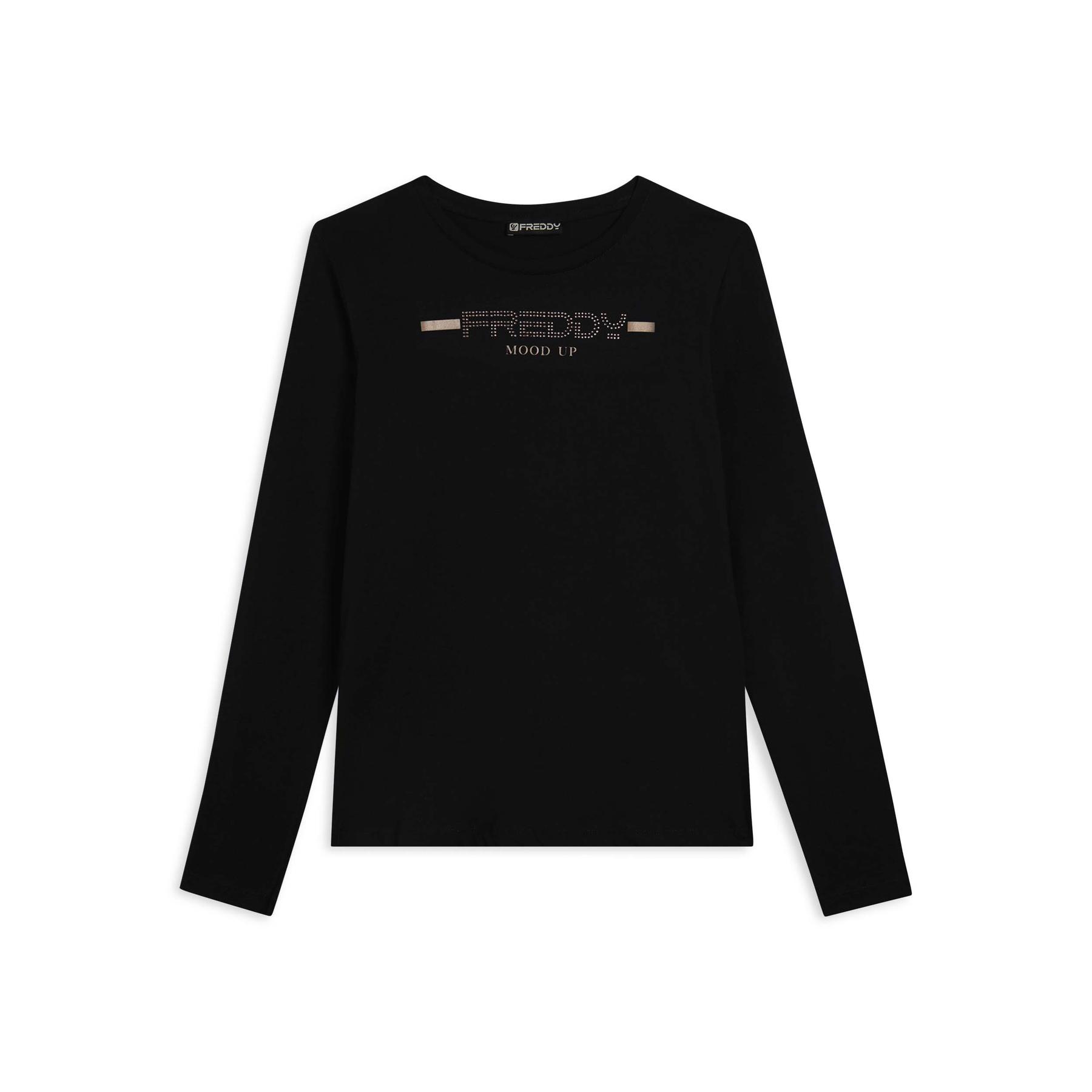 8034170723331 - Langarm-T-Shirt mit abgerundetem Saum für Damen Freddy