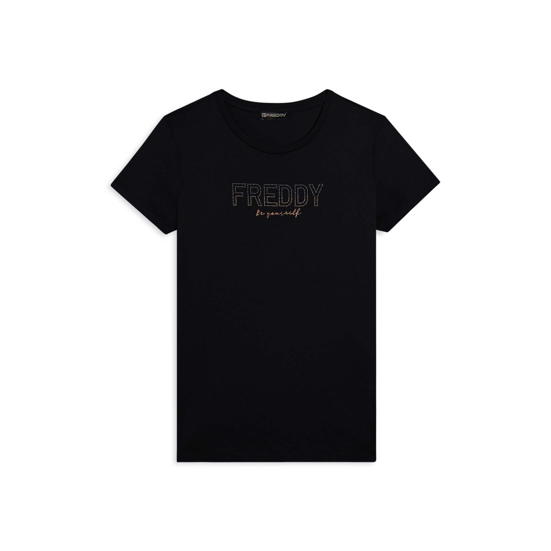 8034170708000 - T-Shirt mit mini seitlichen Schlitzen für Damen Freddy